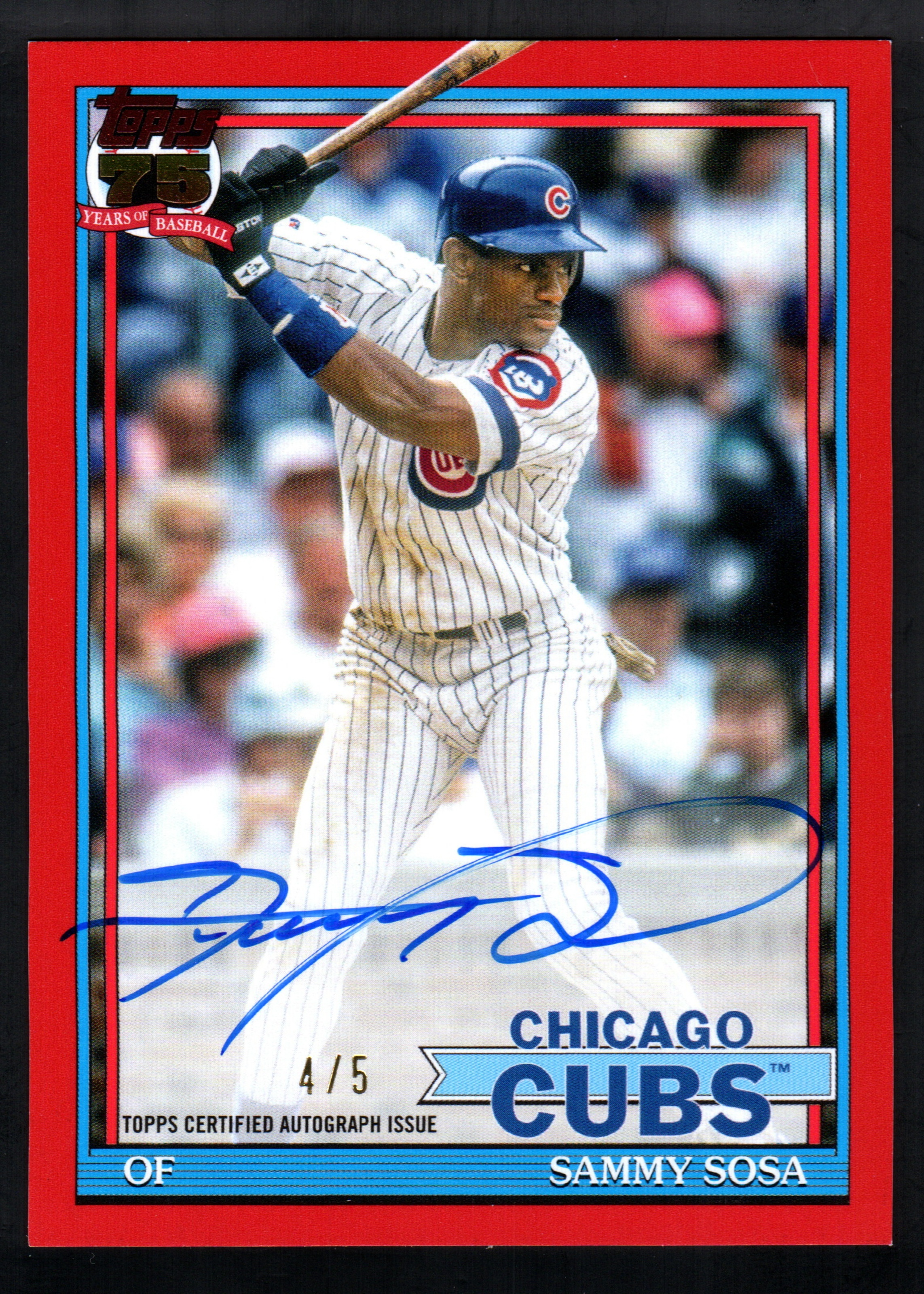 Sammy Sosa graded 8