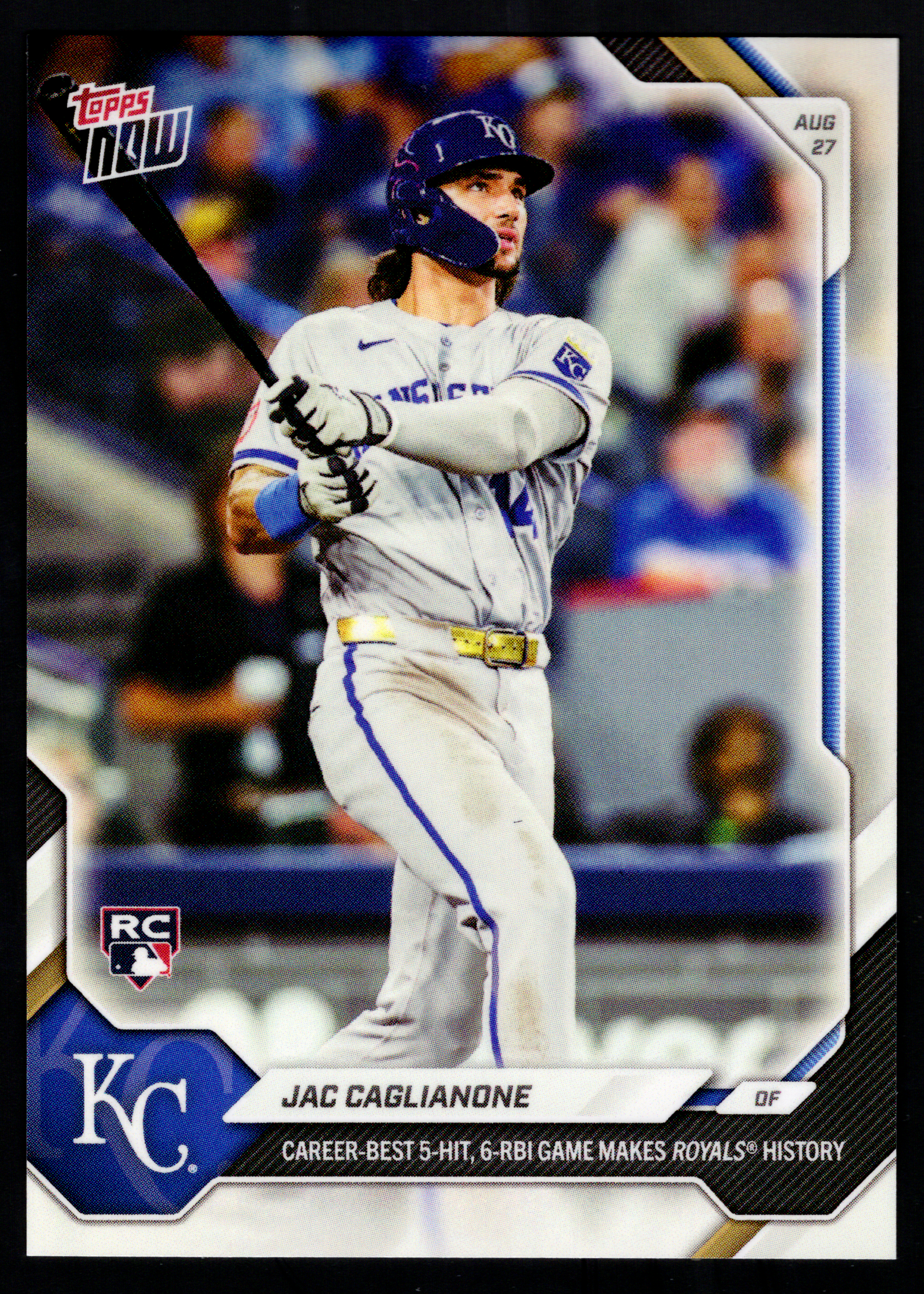 Jac Caglianone 2026 Topps Now — CardFax 10