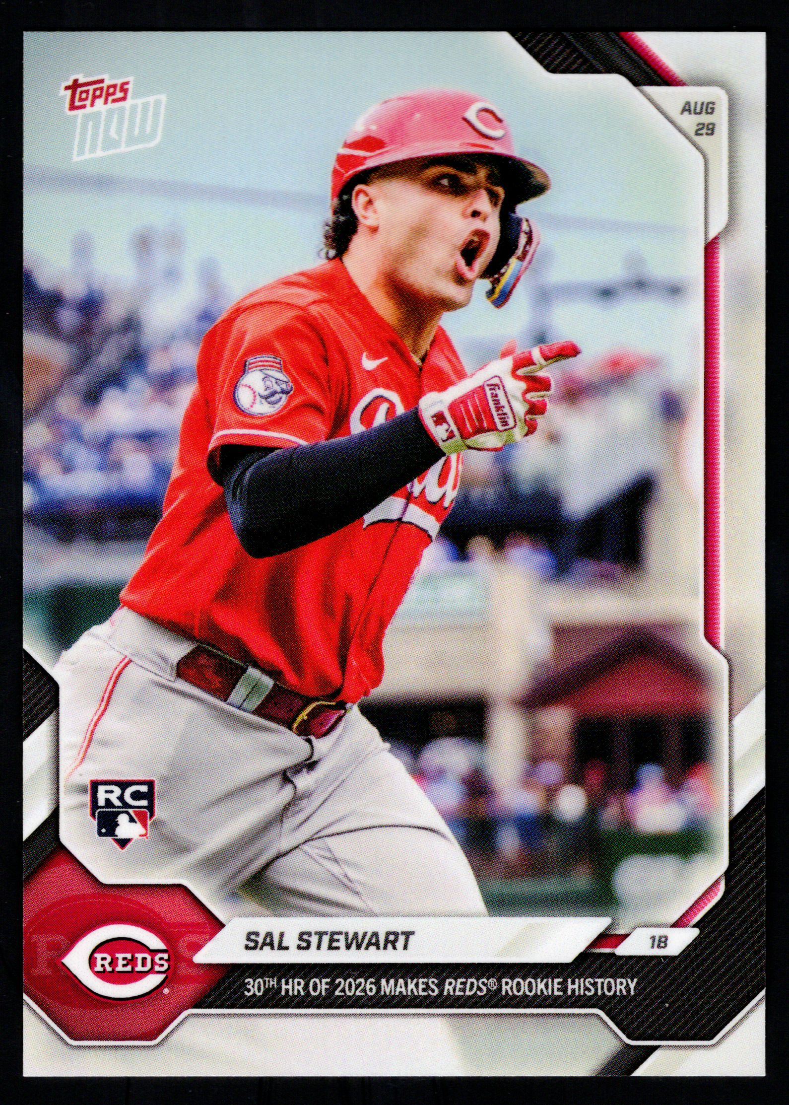 Sal Stewart 2026 Topps Now — CardFax 10