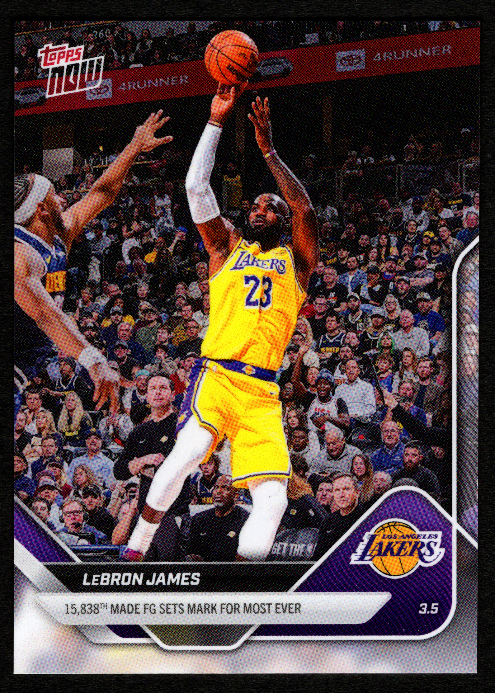 Lebron James 2026 Topps Now — CardFax 10