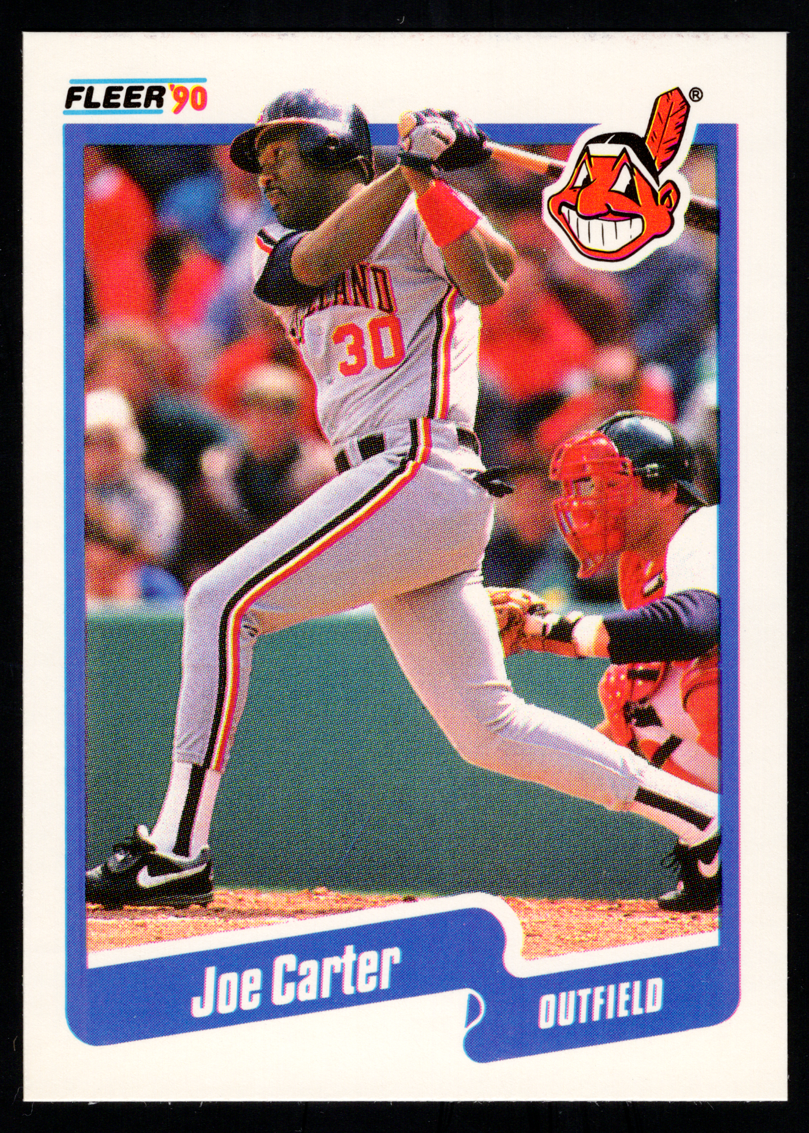 Joe Carter 1990 Fleer — CardFax 8