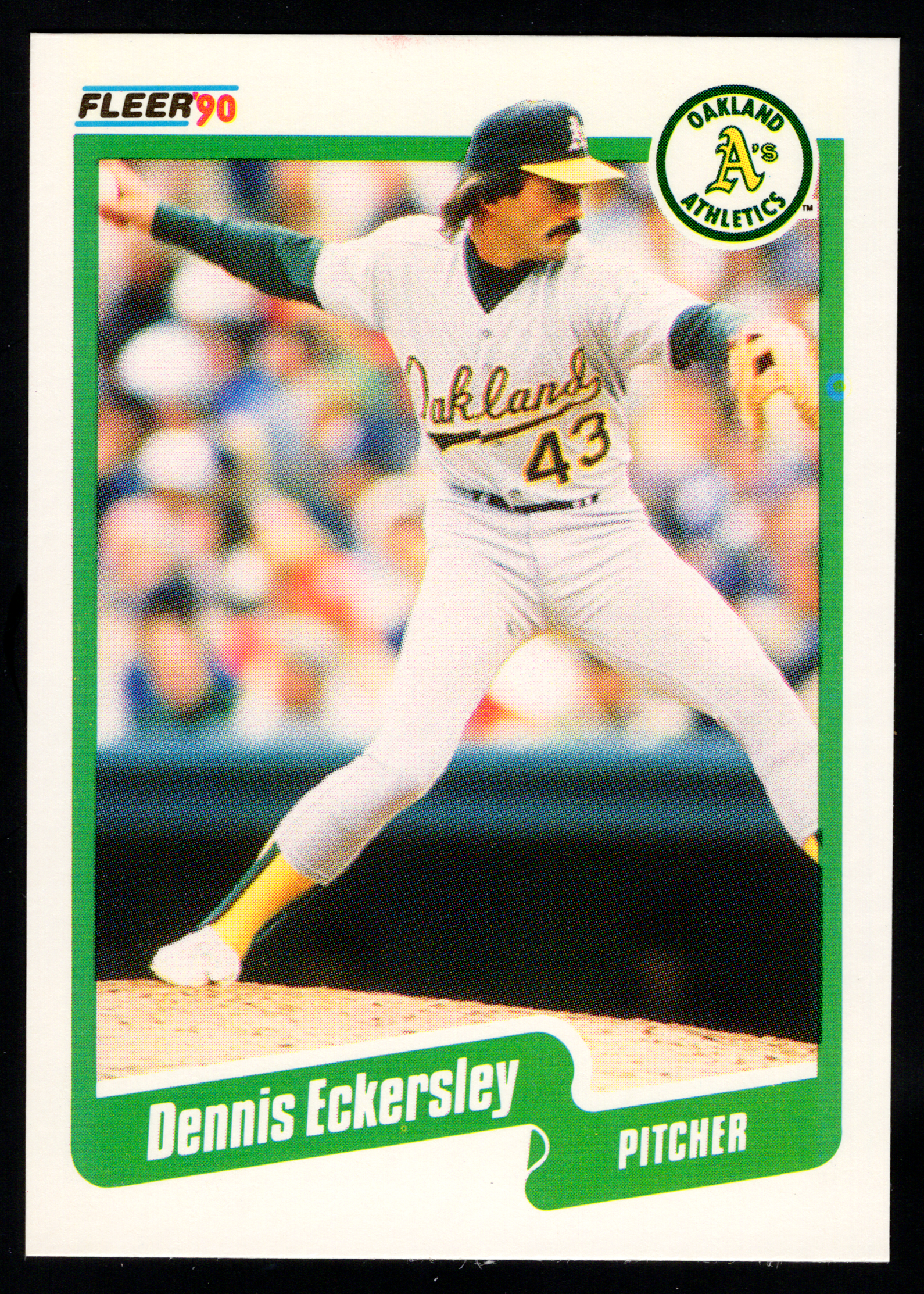 Dennis Eckersley 1990 Fleer — CardFax 8