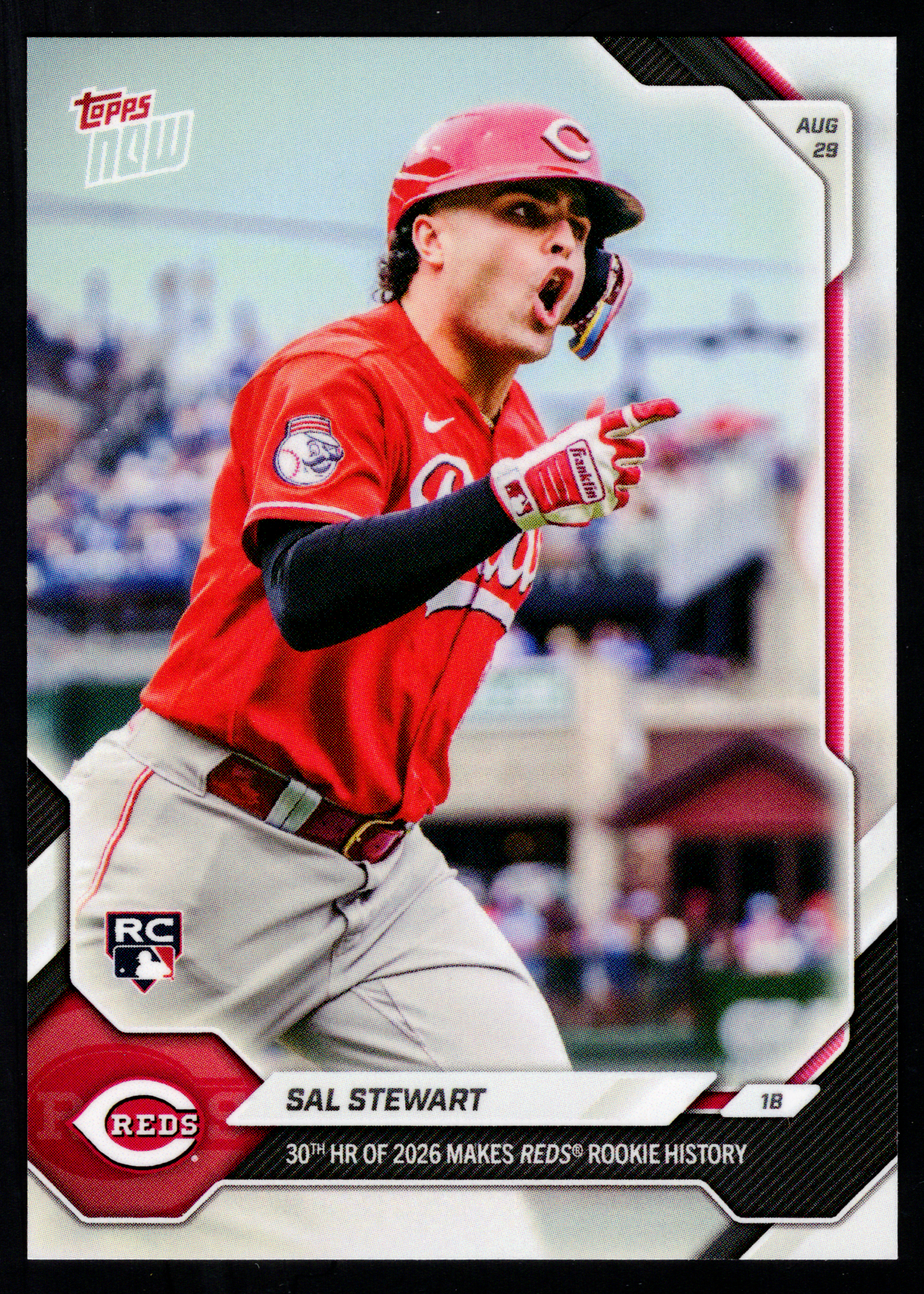 Sal Stewart 2026 Topps Now — CardFax 10