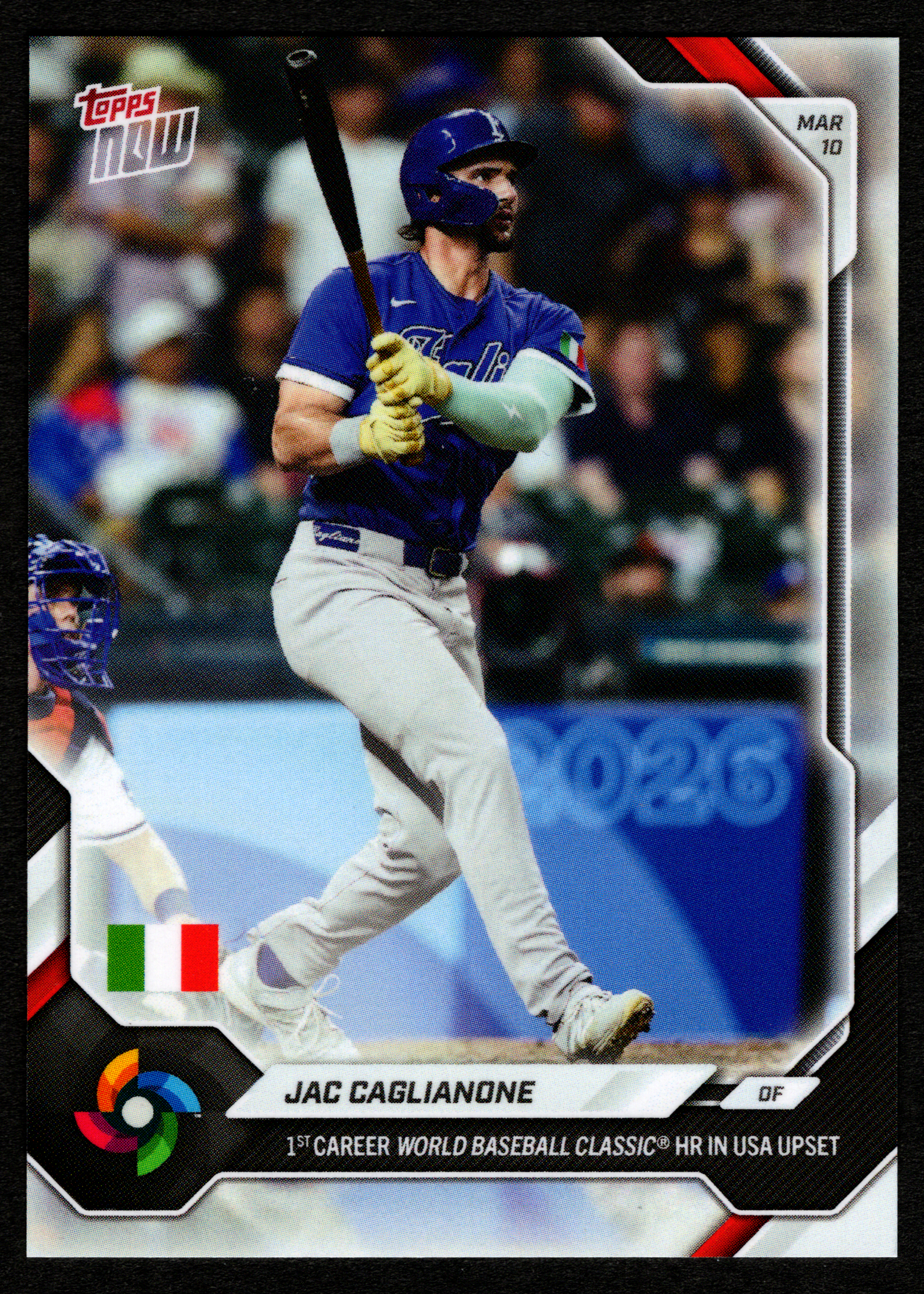 Jac Caglianone 2026 Topps Now WBC — CardFax 10