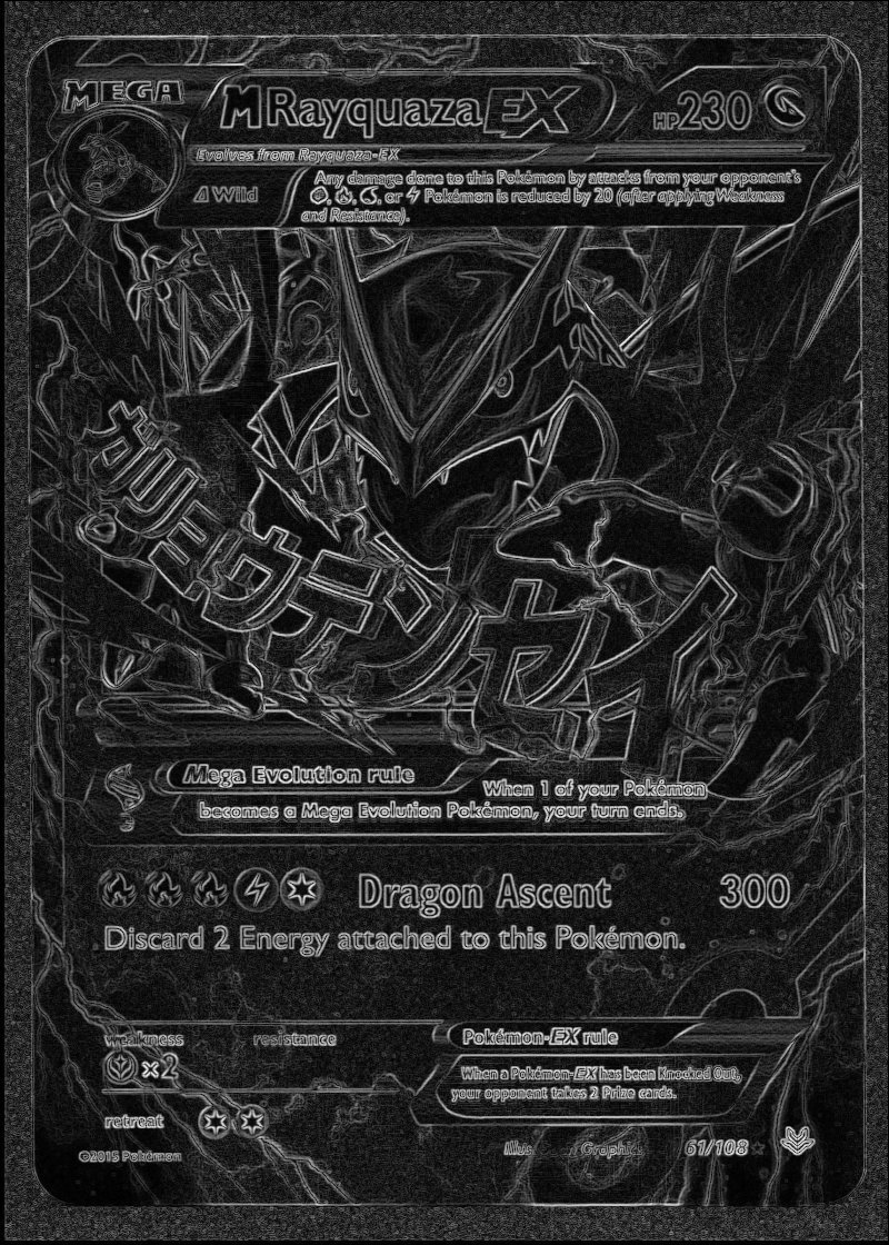 Etched view