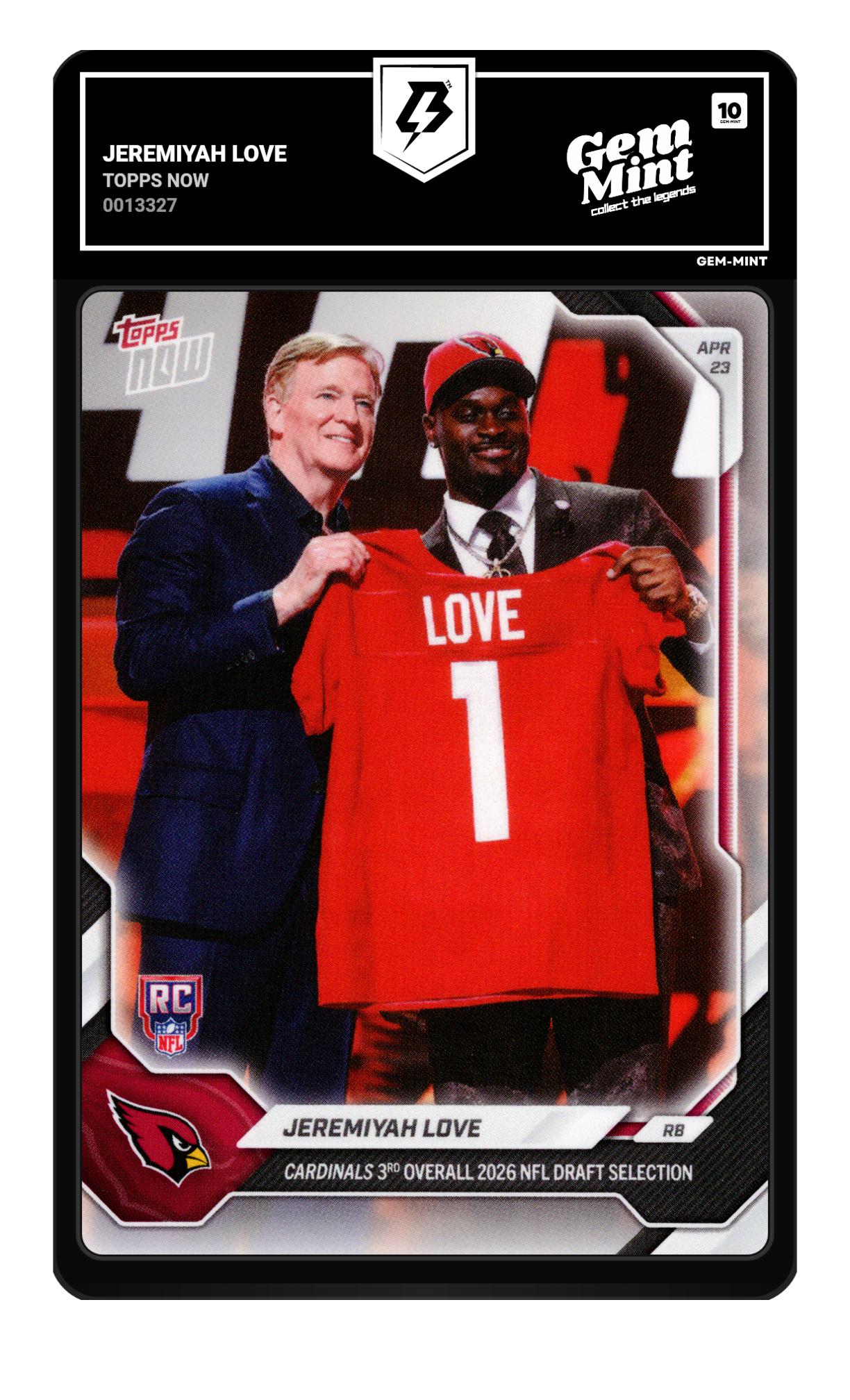 Jeremiyah Love graded 10