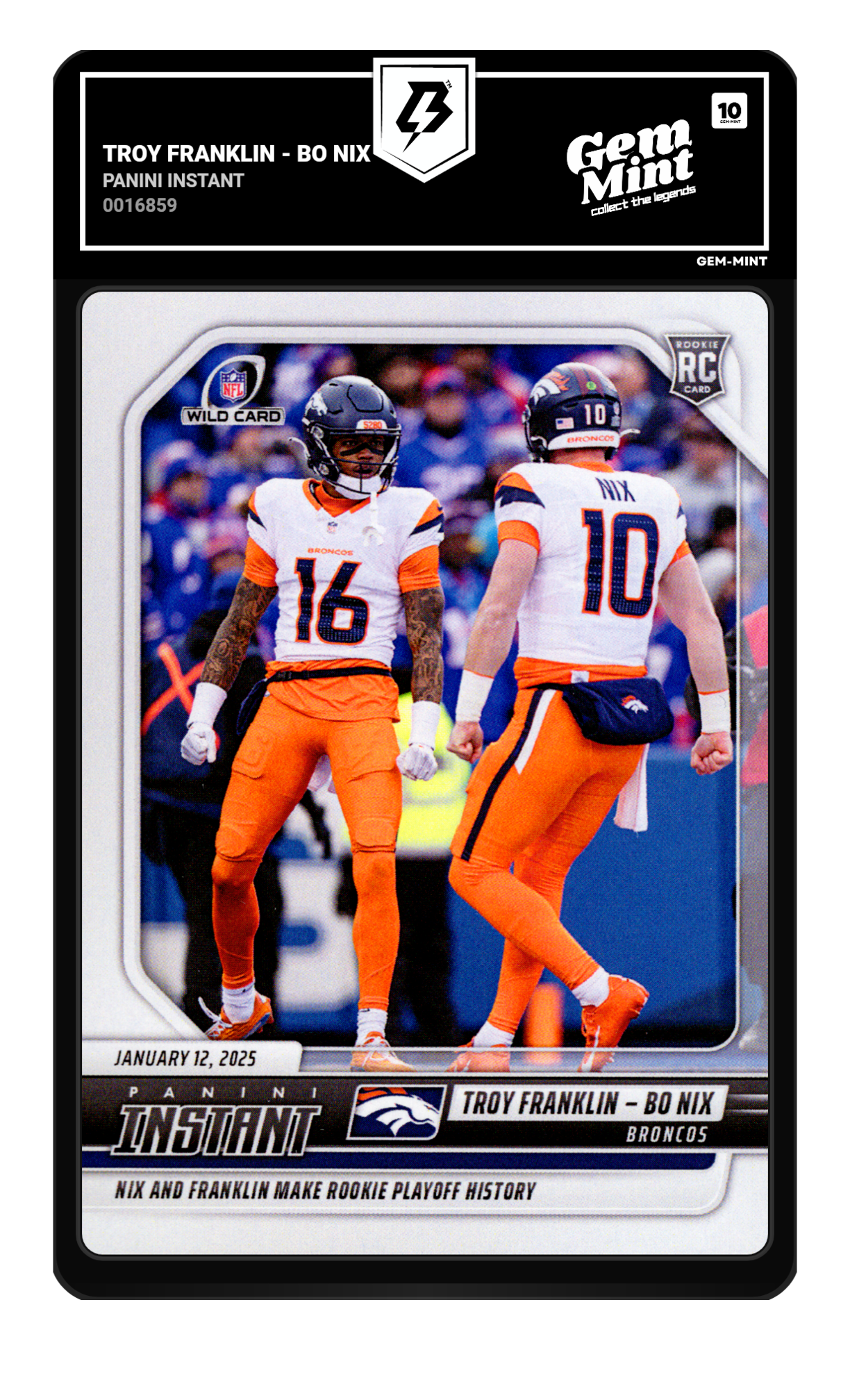 Troy Franklin - Bo Nix graded 10
