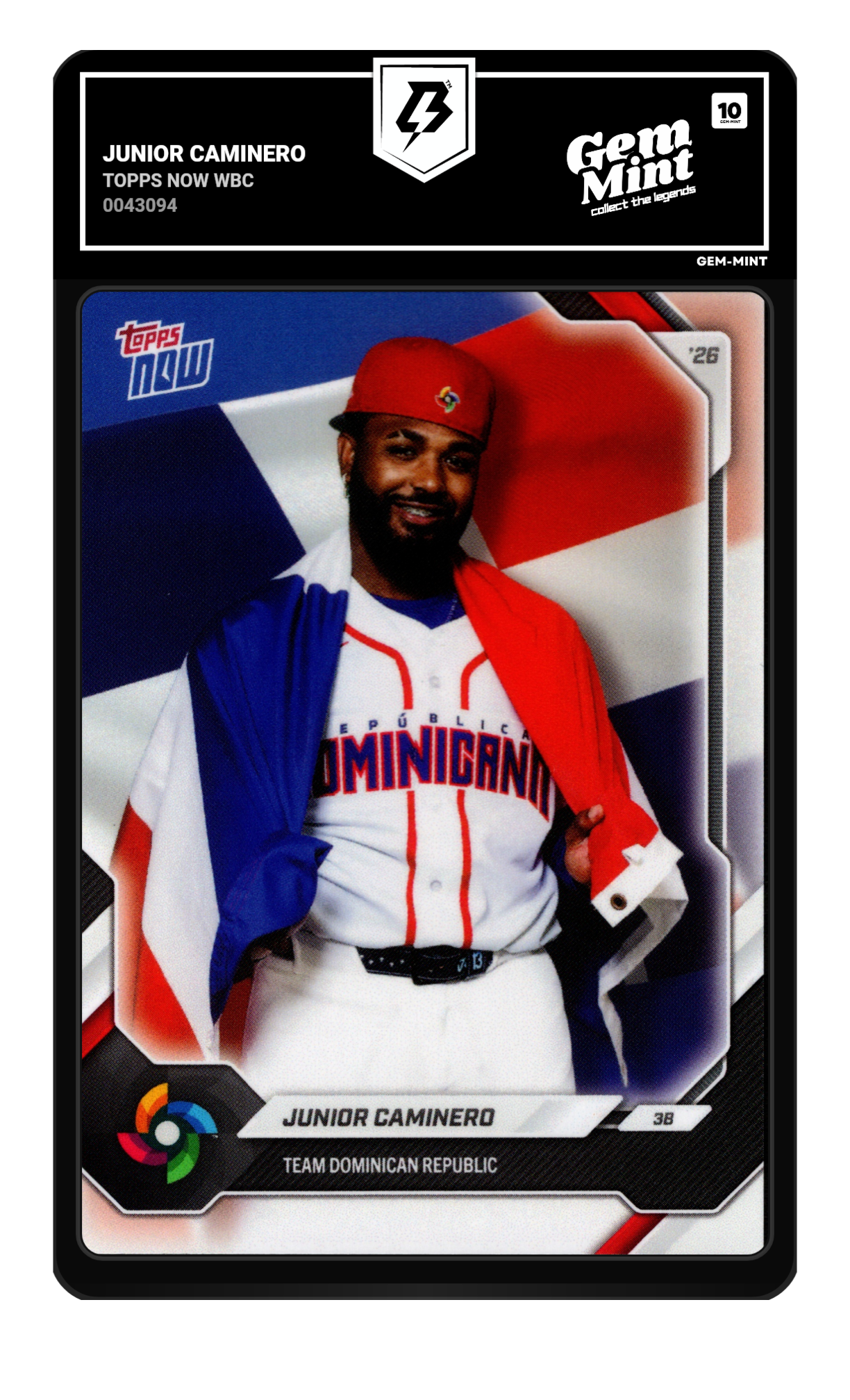 Junior Caminero graded 10