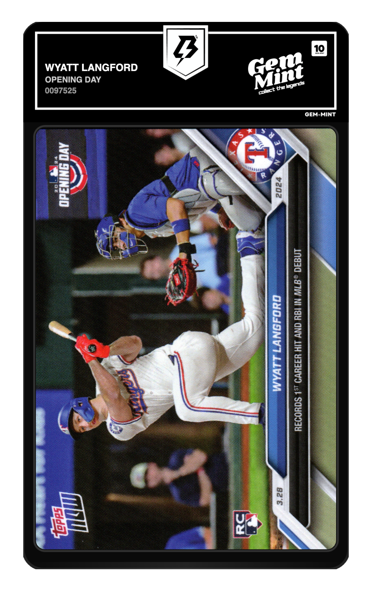 Wyatt Langford graded 10