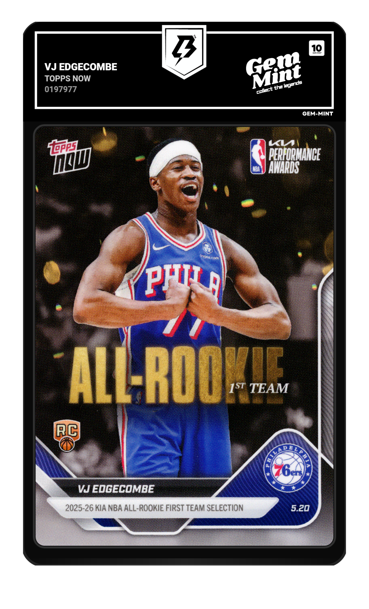 VJ Edgecombe graded 10