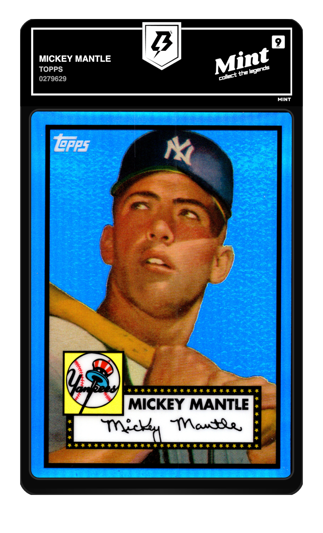 Mickey Mantle graded 9