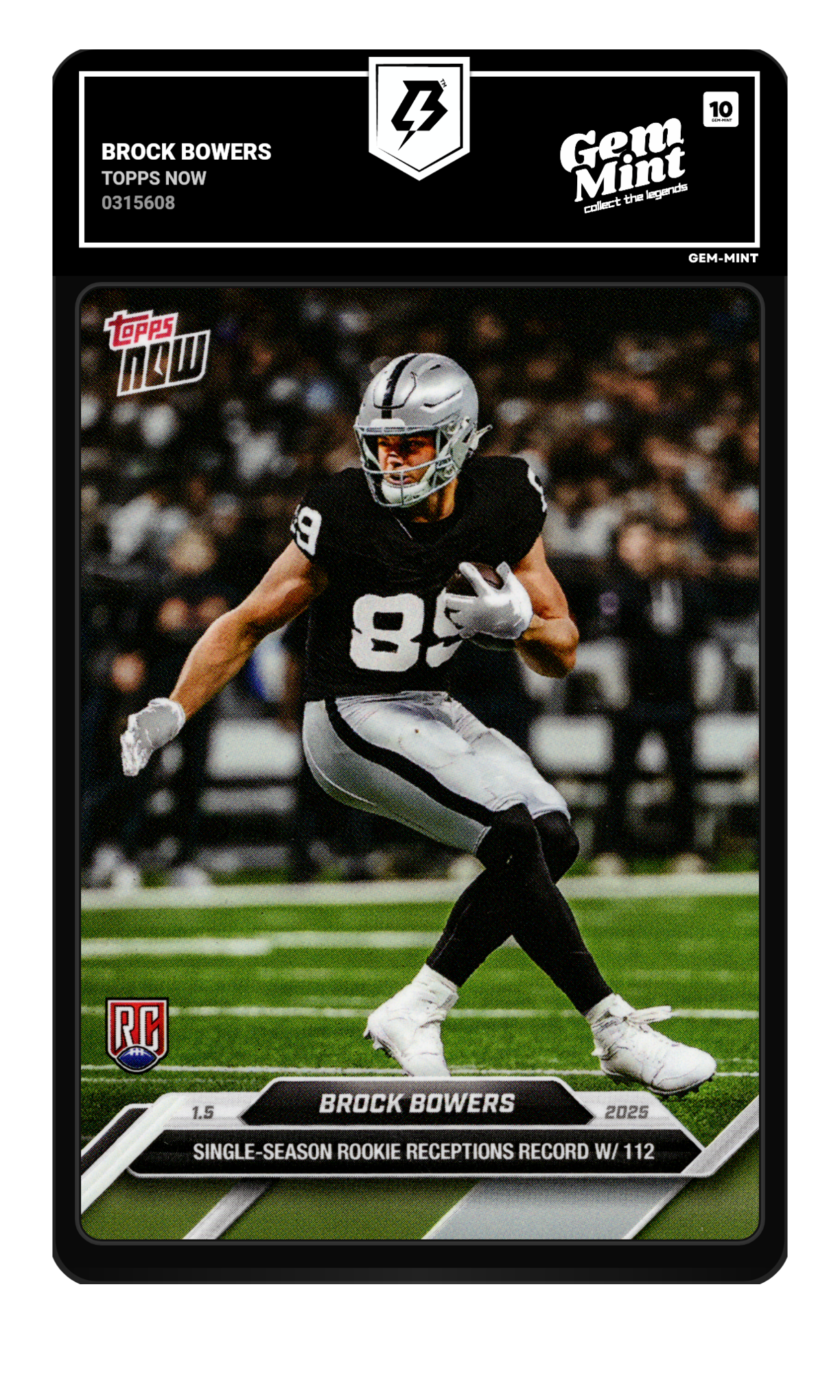 Brock Bowers graded 10