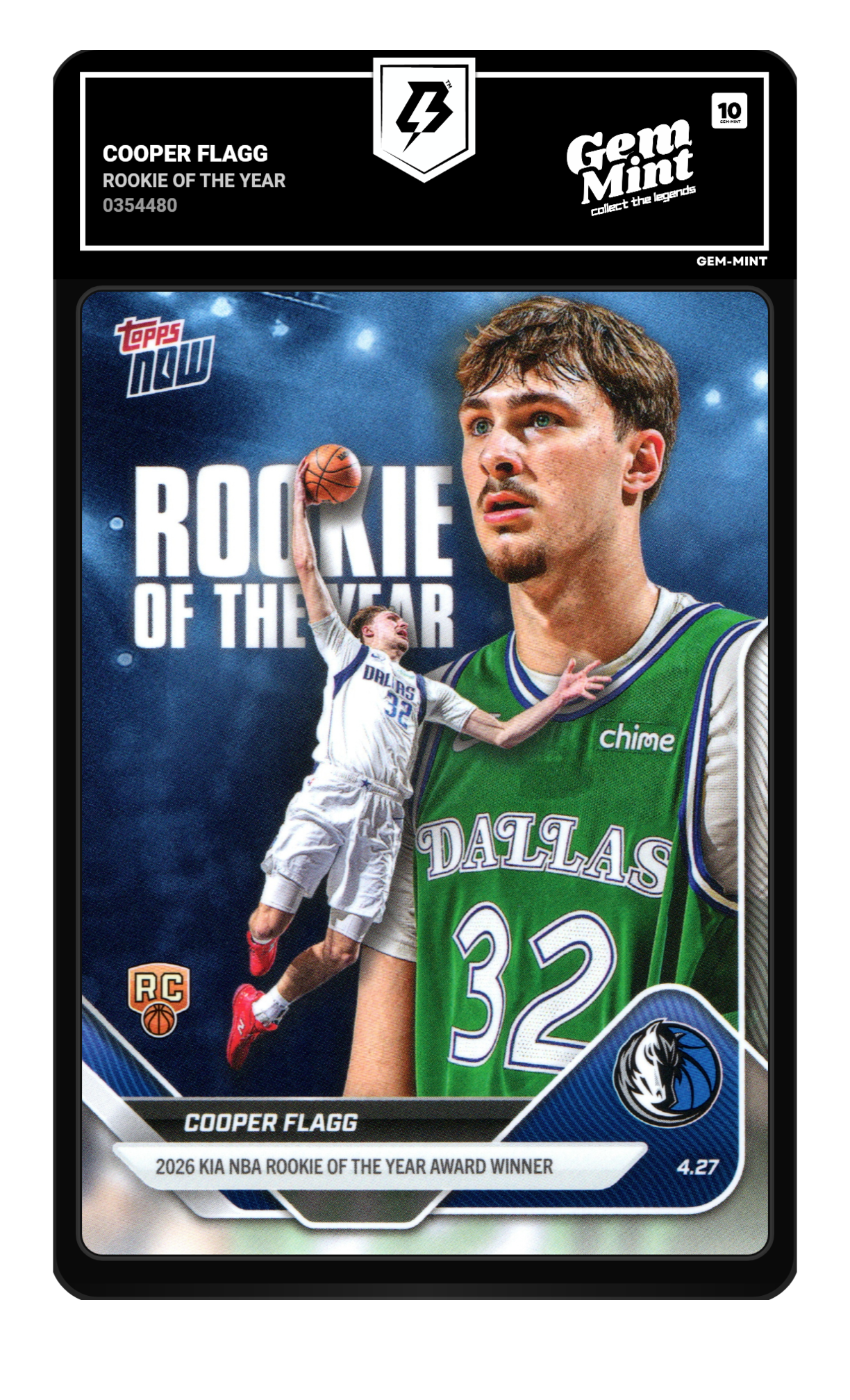 Cooper Flagg graded 10