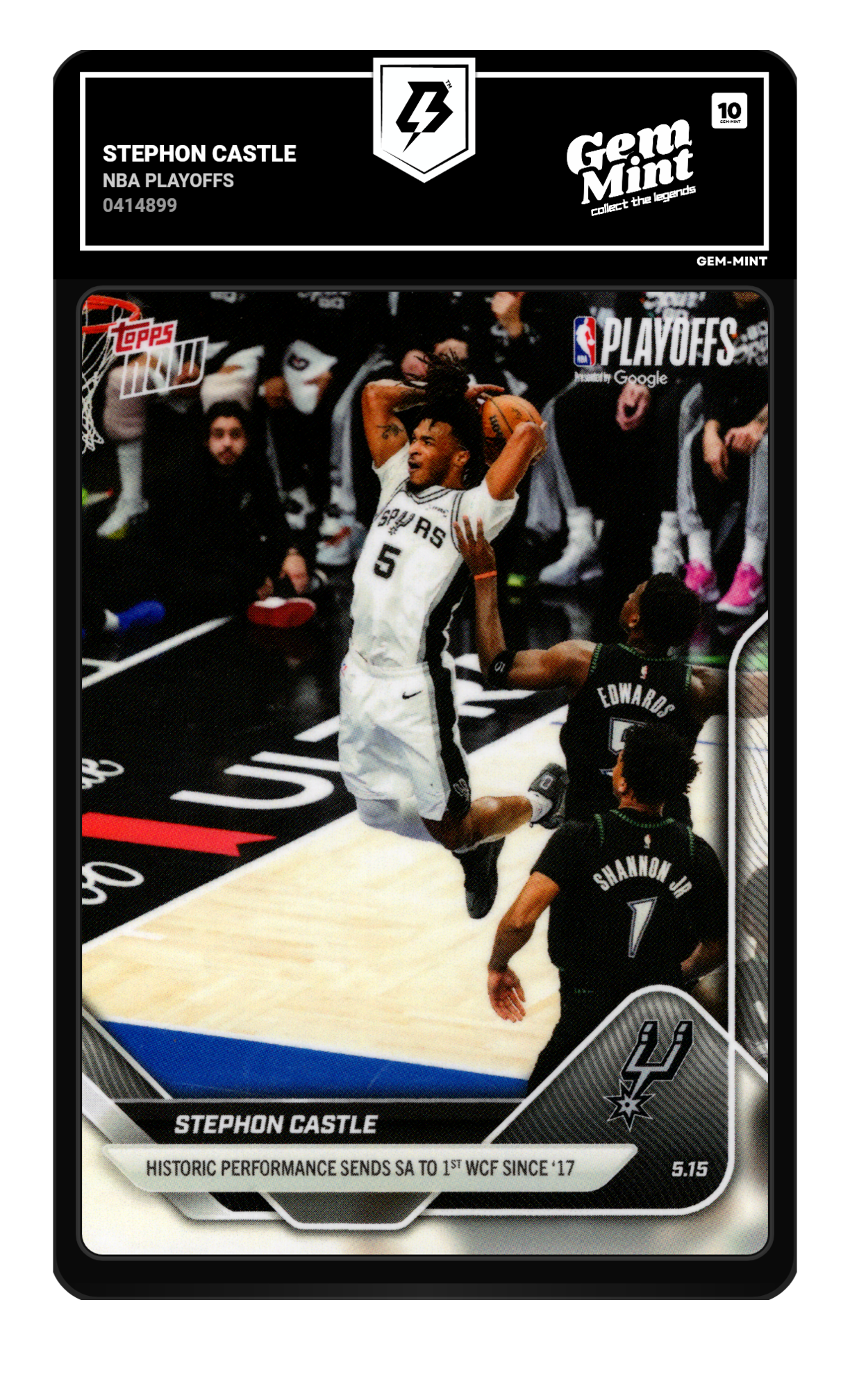 Stephon Castle graded 10