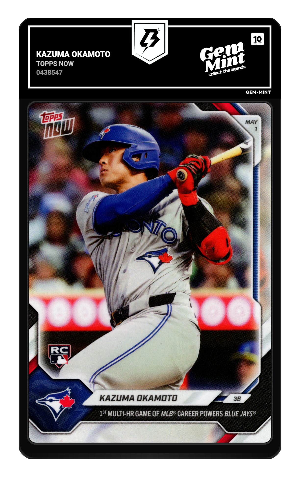 Kazuma Okamoto graded 10