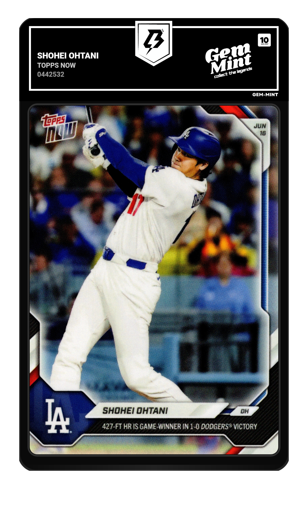 Shohei Ohtani graded 10
