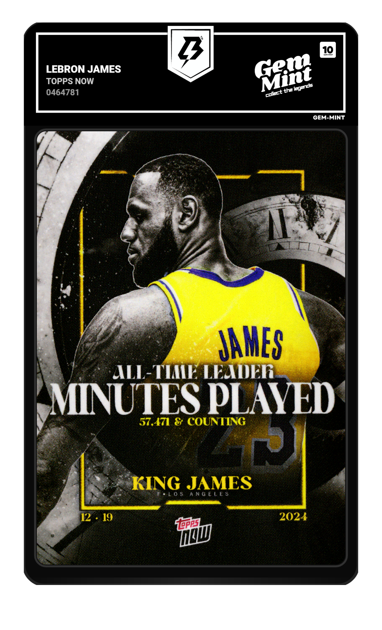 LeBron James graded 10