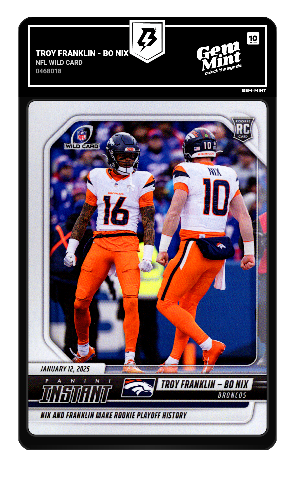 Troy Franklin - Bo Nix graded 10