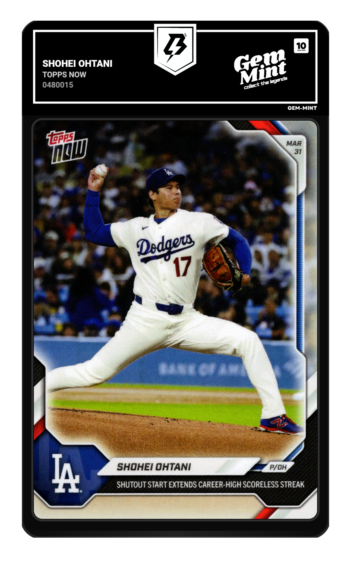 Shohei Ohtani graded 10