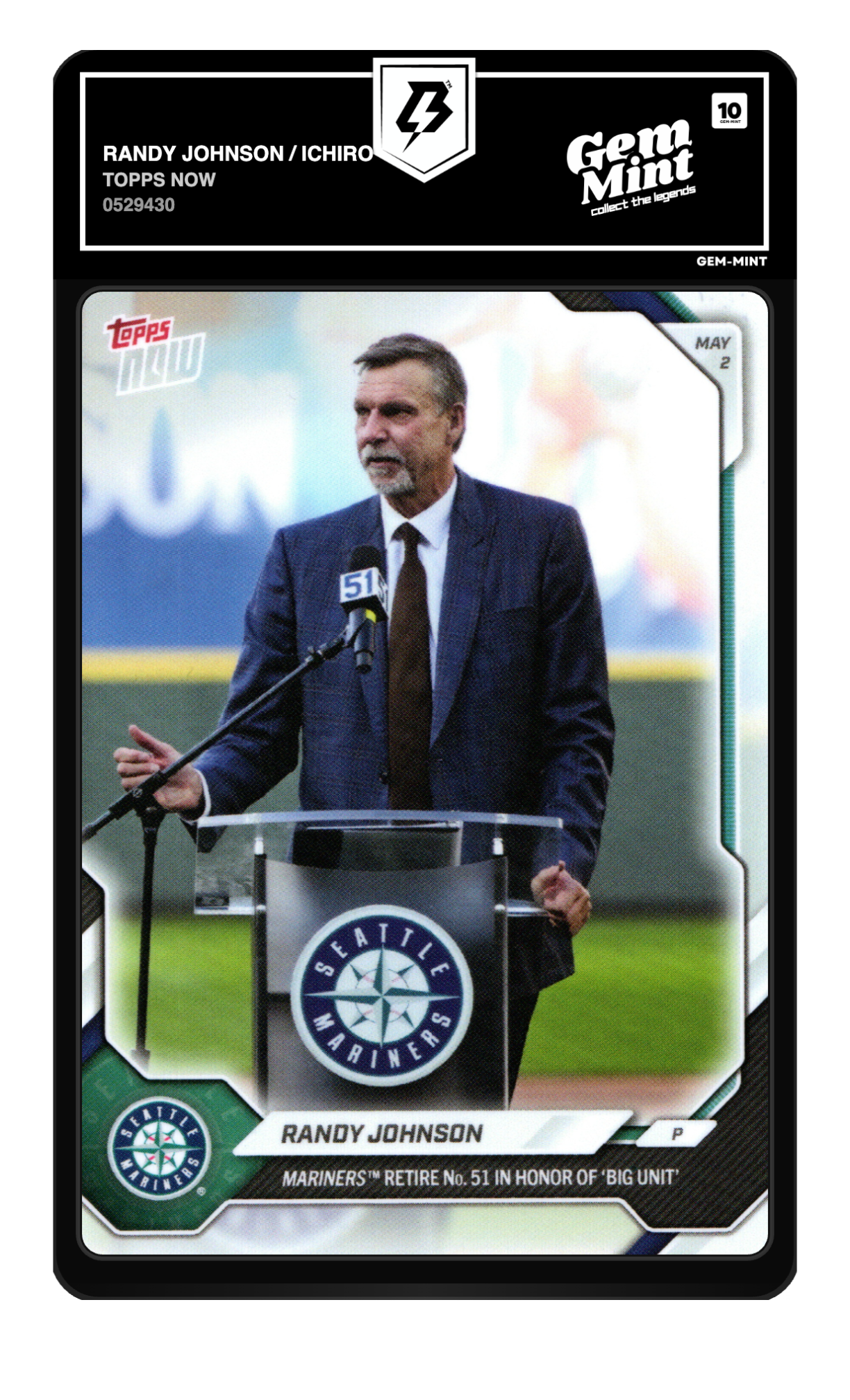 Randy Johnson / Ichiro graded 10