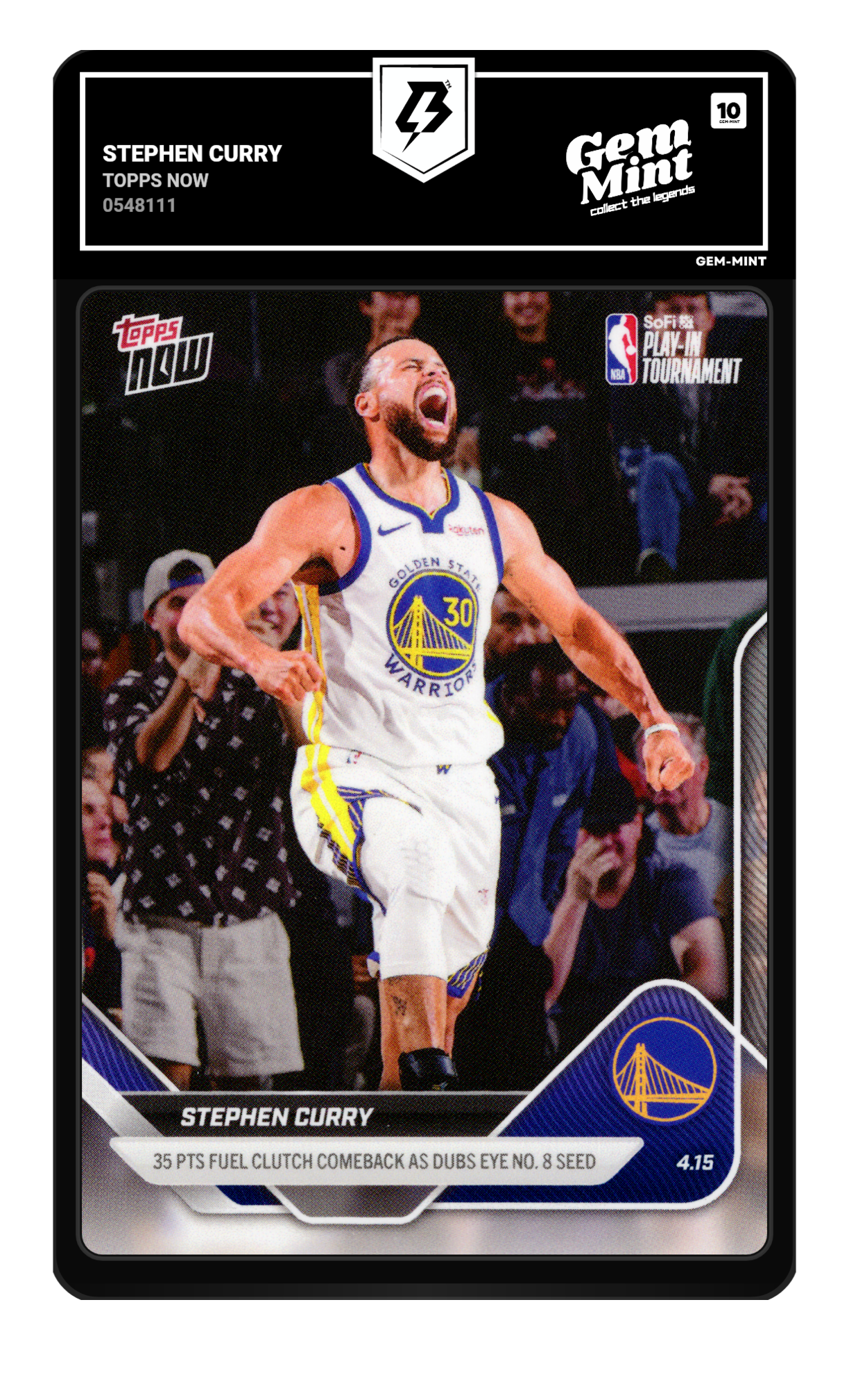 Stephen Curry graded 10