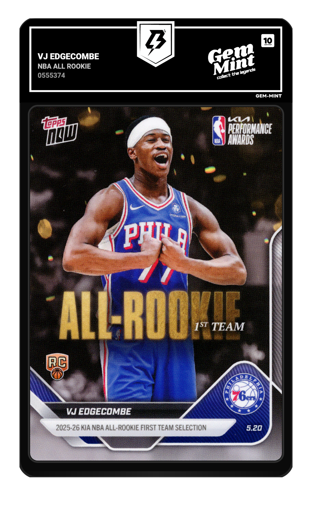 Vj Edgecombe graded 10