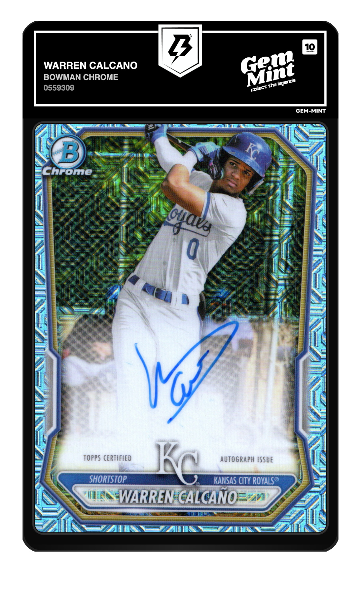Warren Calcano graded 10