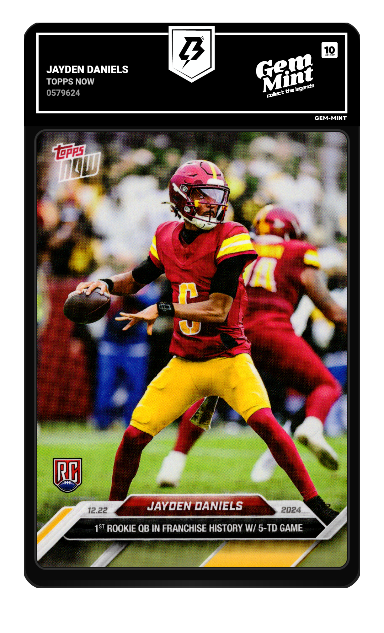 Jayden Daniels graded 10