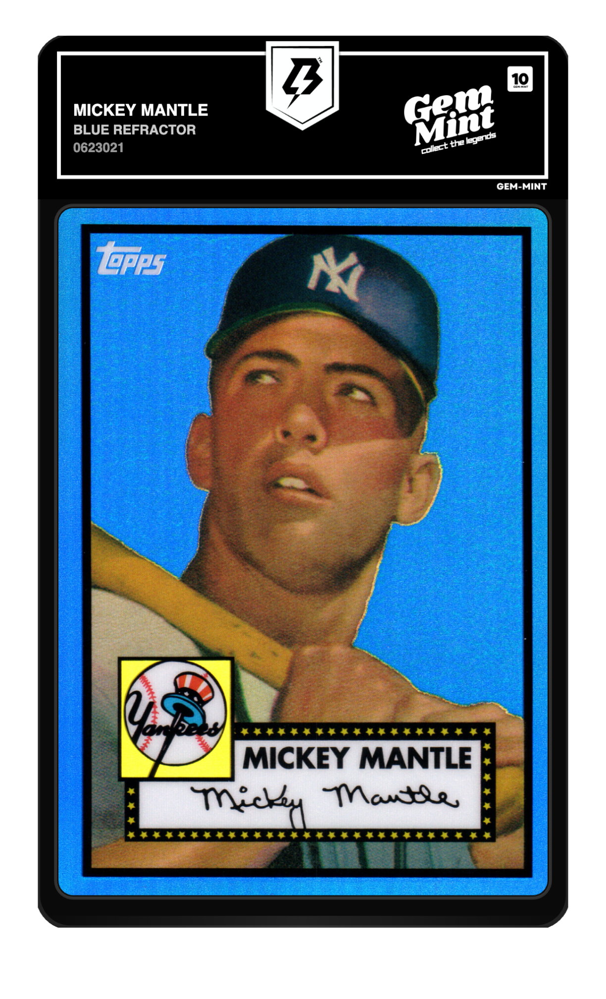 Mickey Mantle graded 10