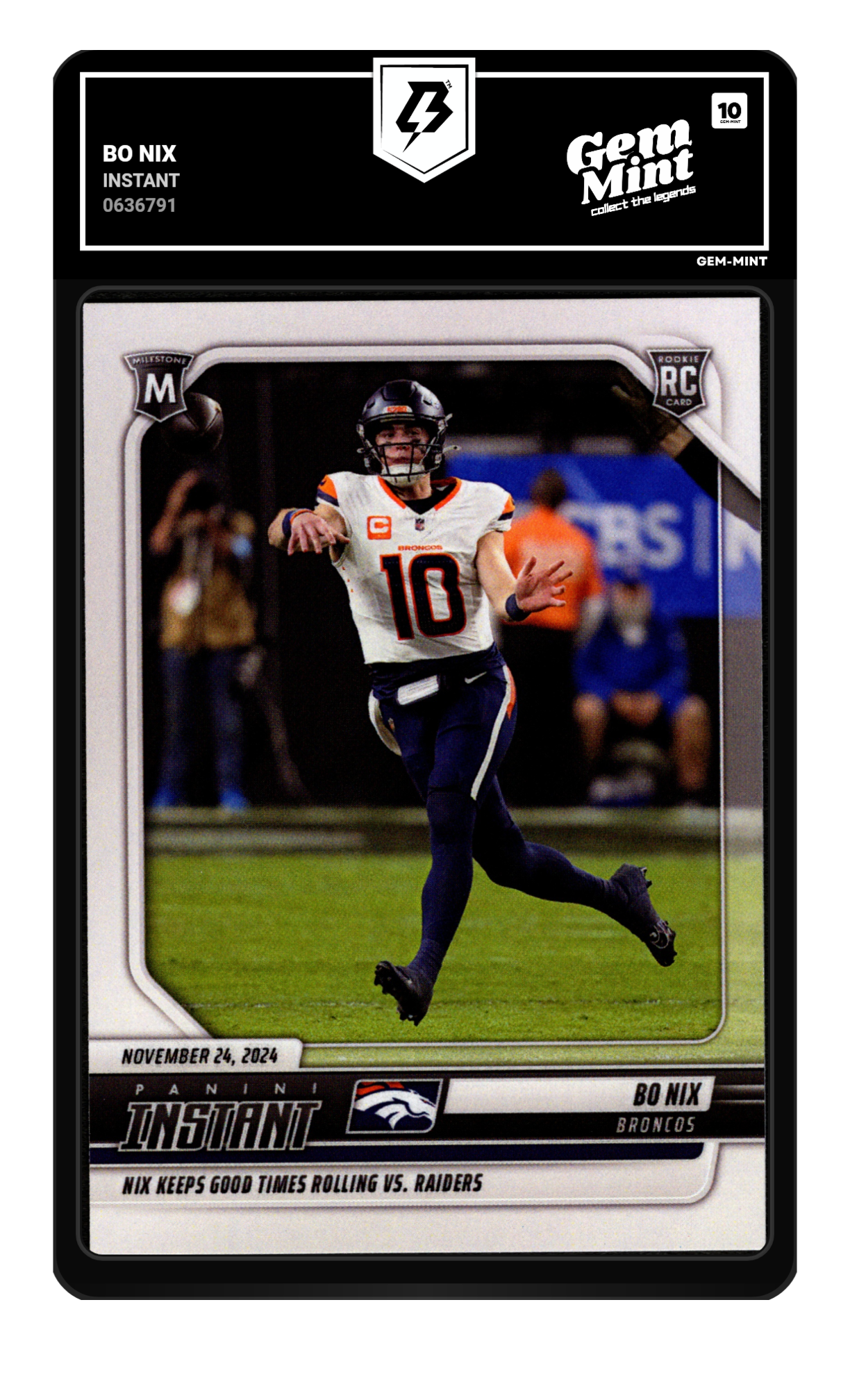 Bo Nix graded 10