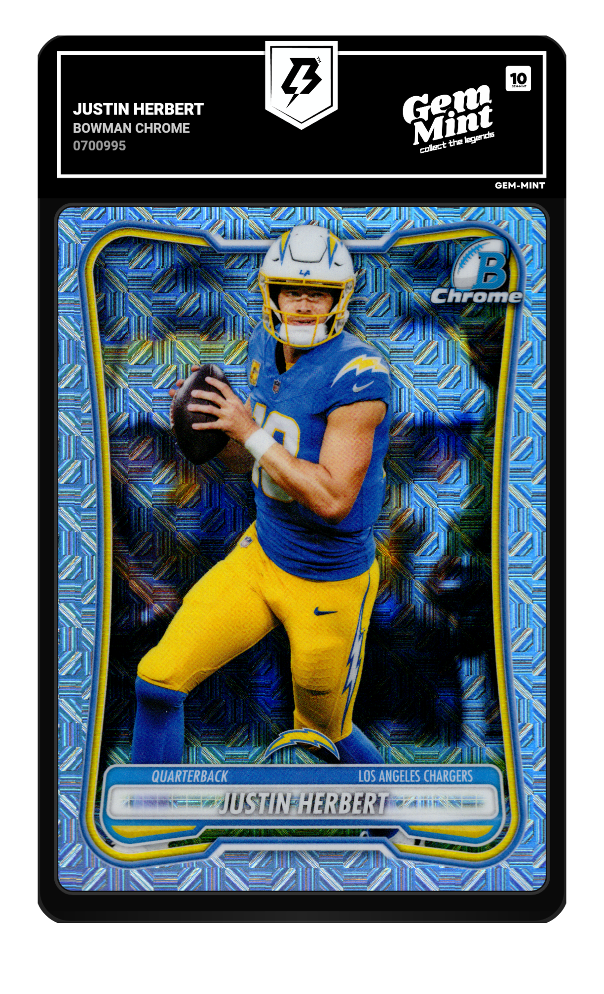 Justin Herbert graded 10