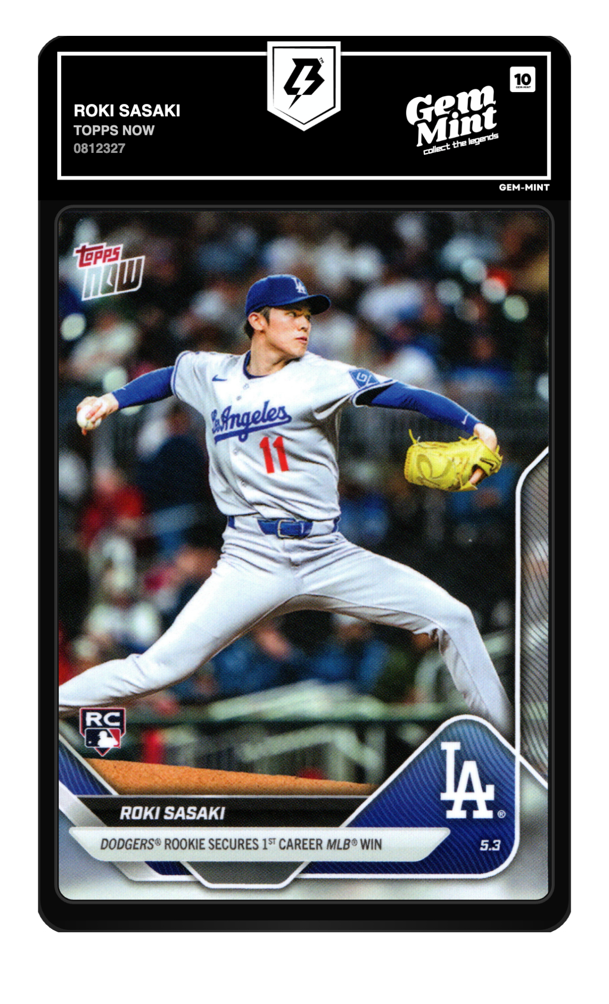 Roki Sasaki graded 10