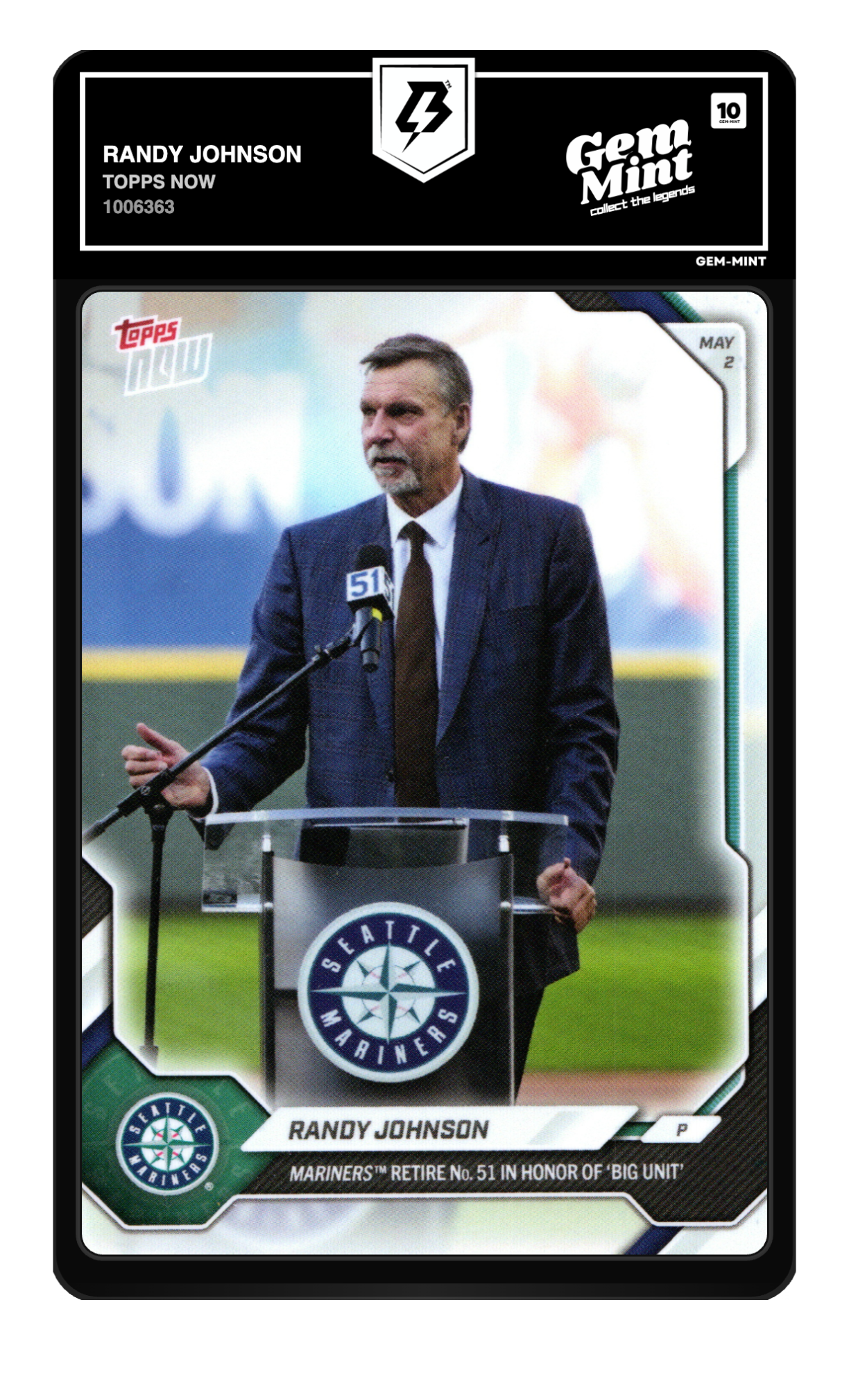 Randy Johnson graded 10
