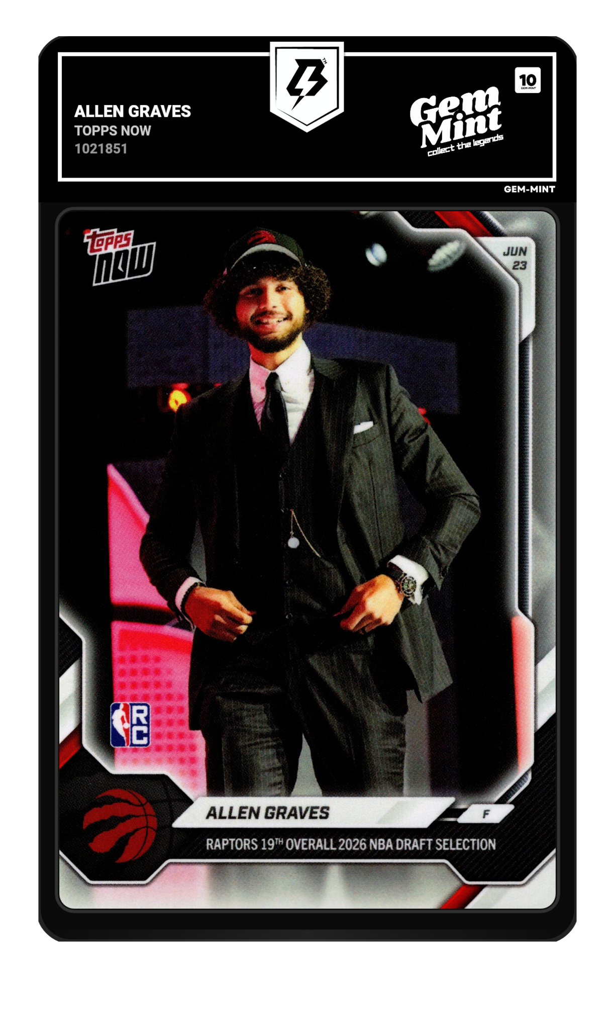 Allen Graves graded 10