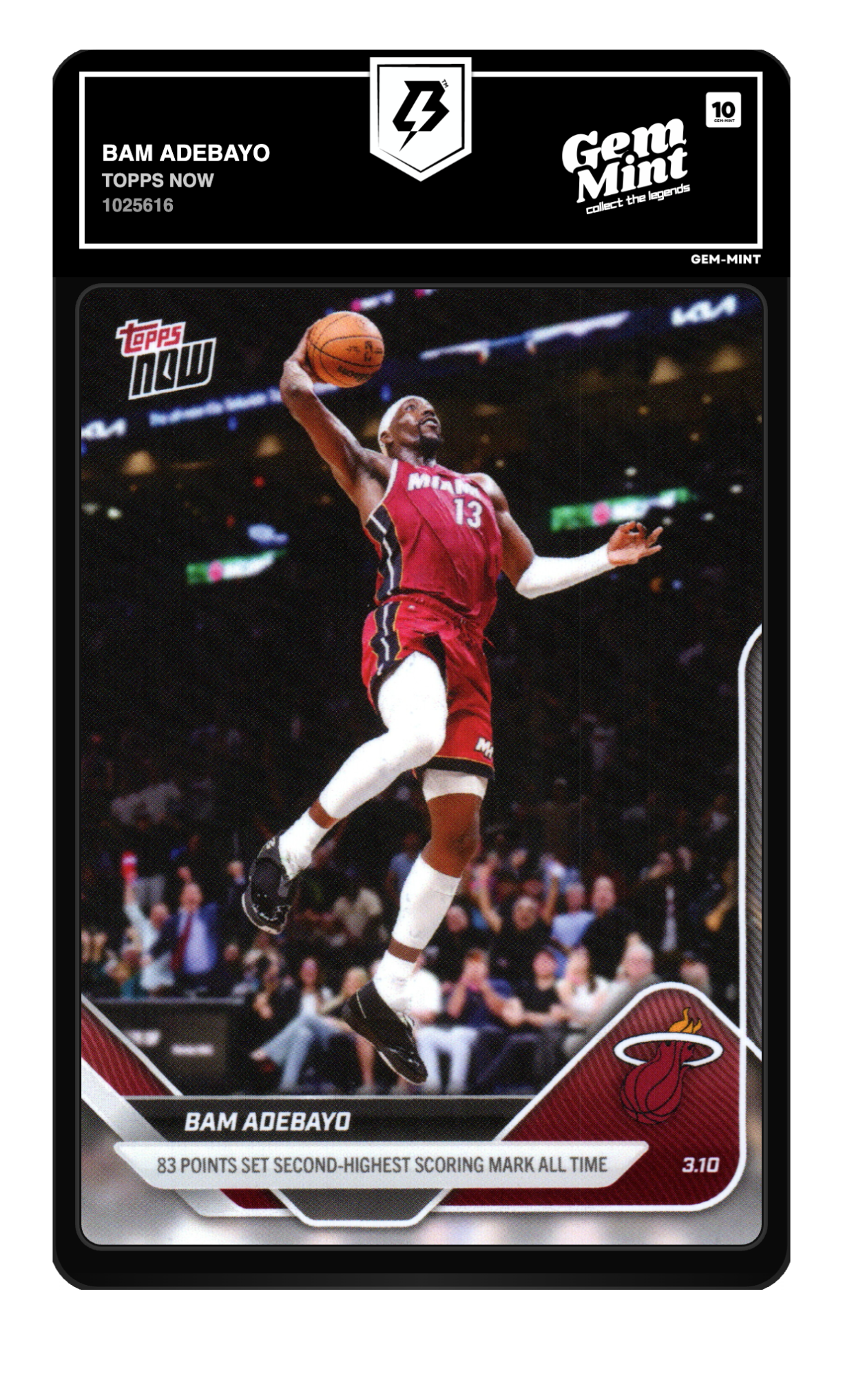 Bam Adebayo graded 10