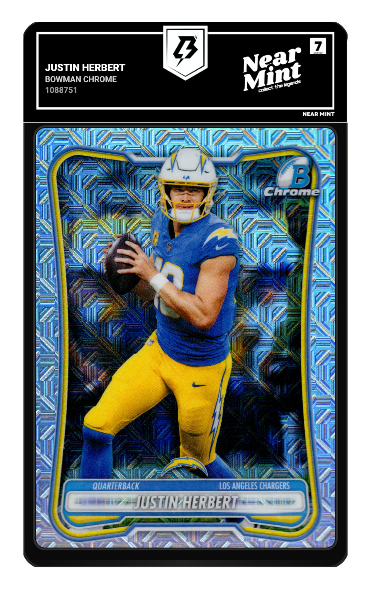 Justin Herbert graded 7