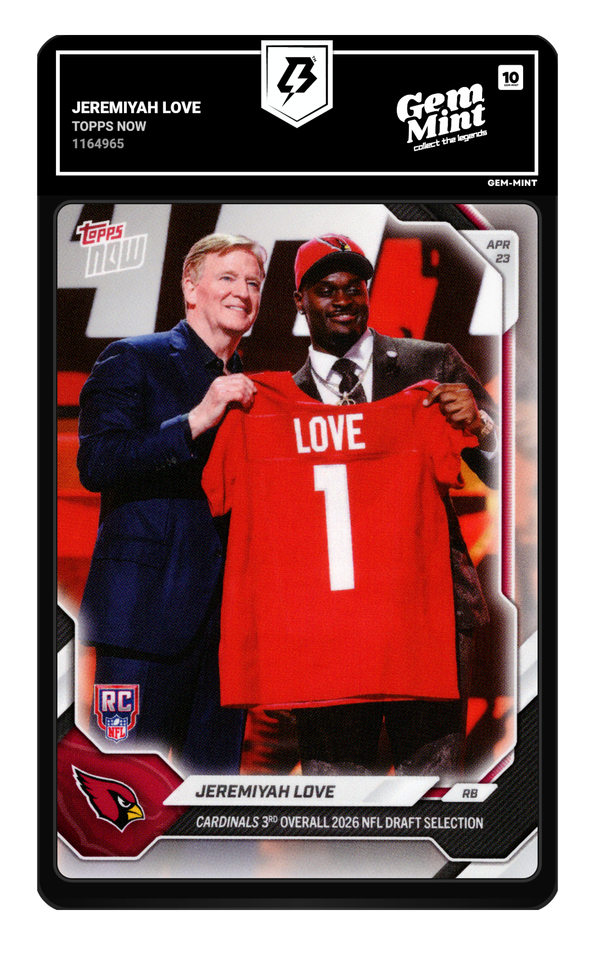 Jeremiyah Love graded 10