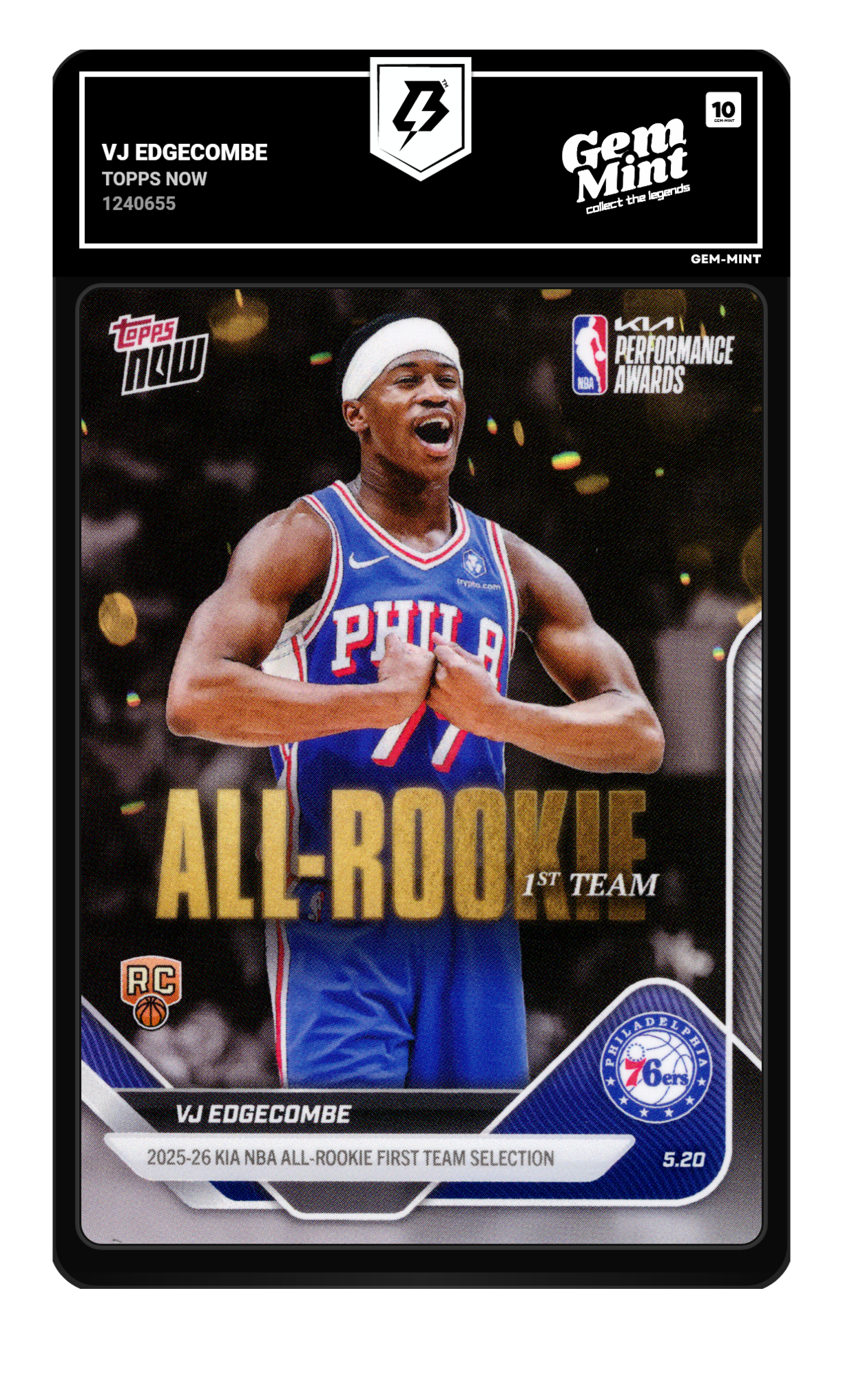 VJ Edgecombe graded 10