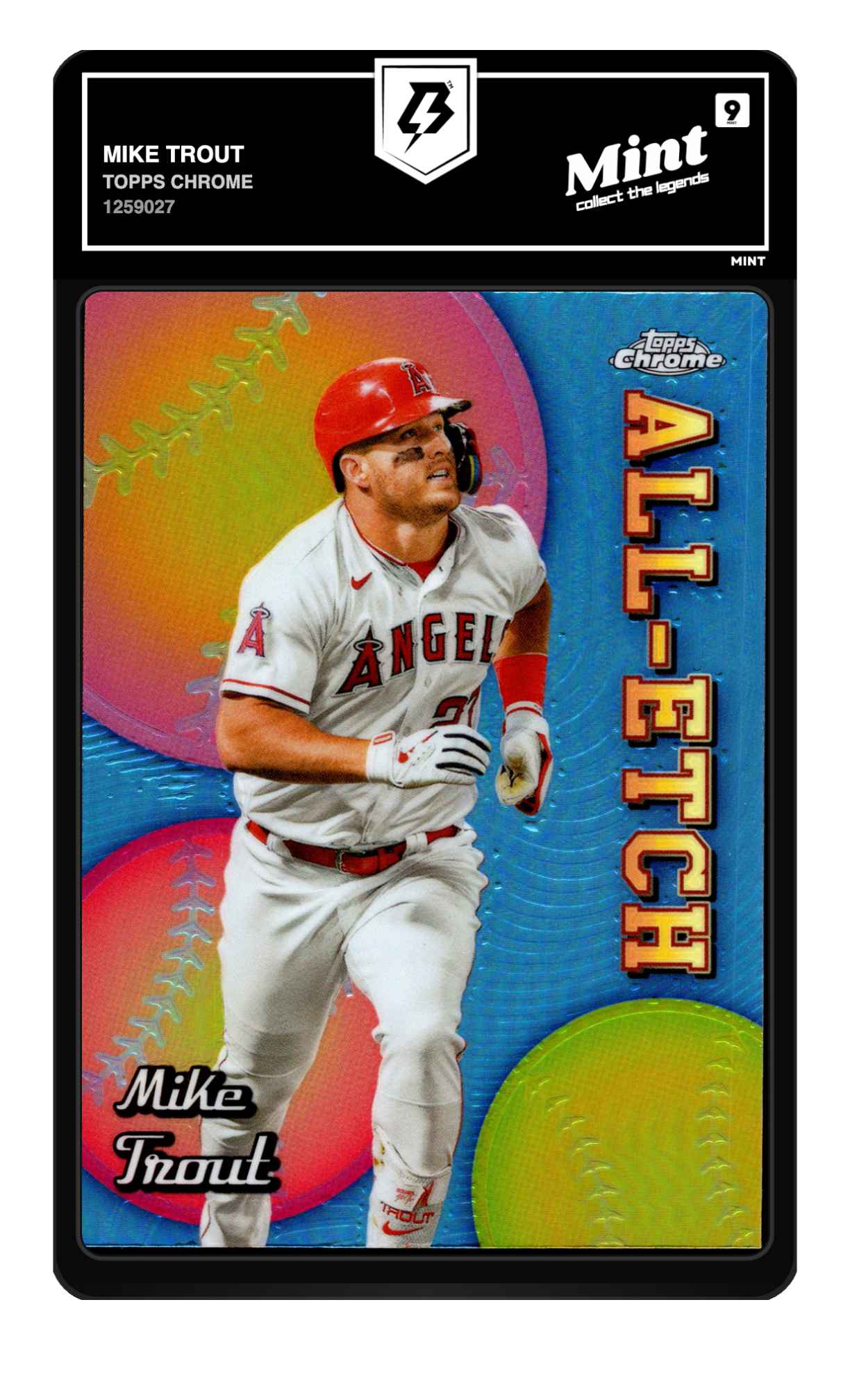 Mike Trout graded 9