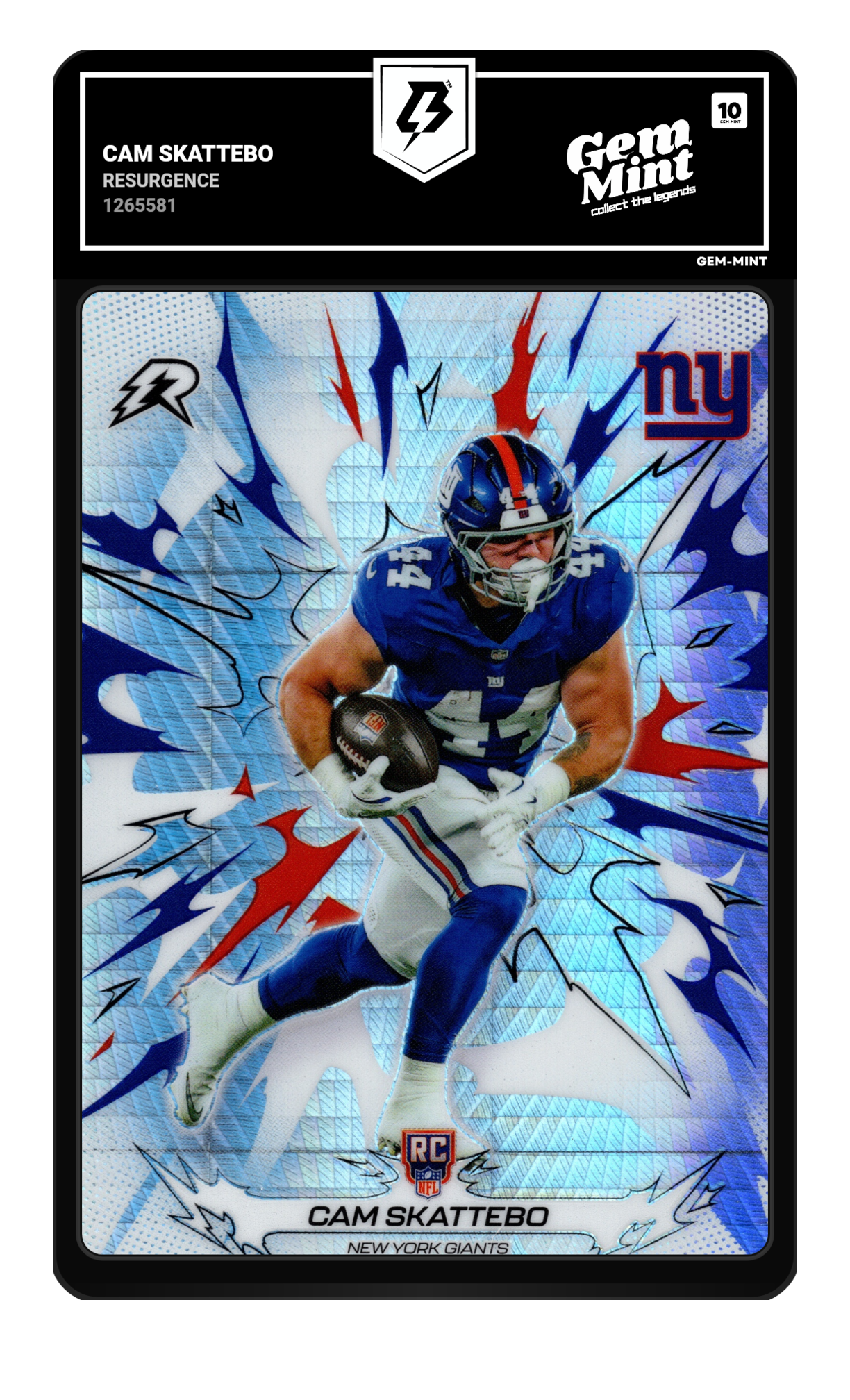 Cam Skattebo graded 10
