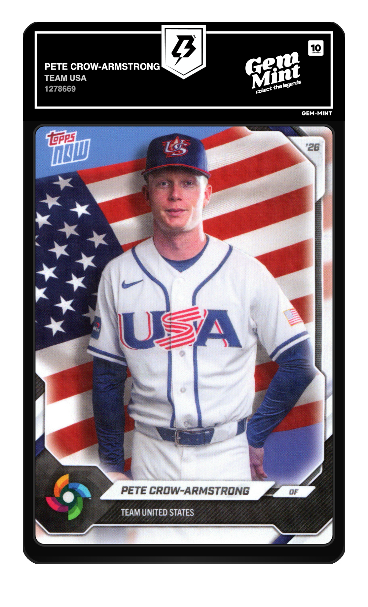 Pete Crow-Armstrong graded 10