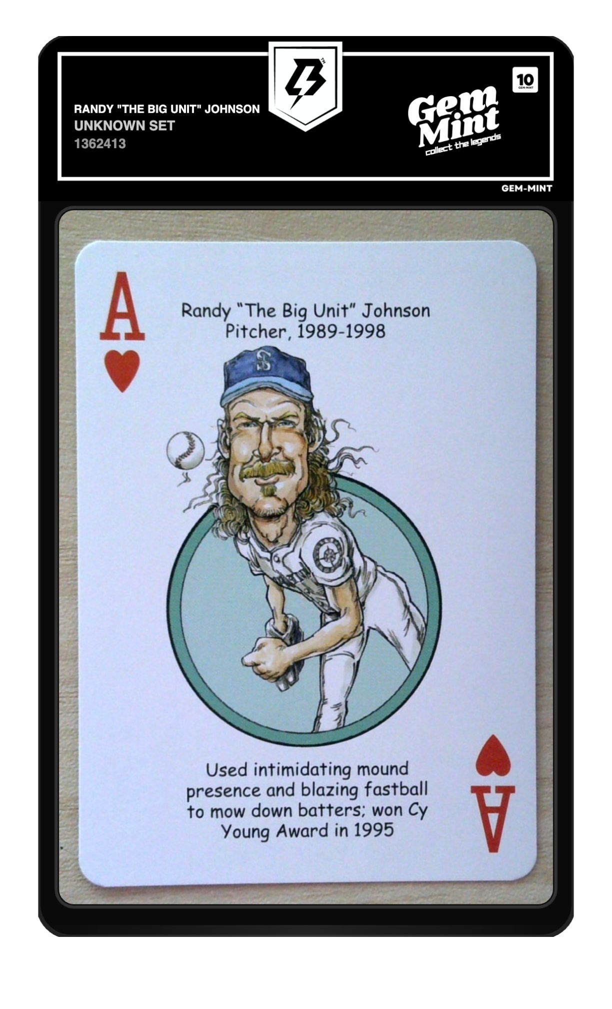 Randy "The Big Unit" Johnson graded 10