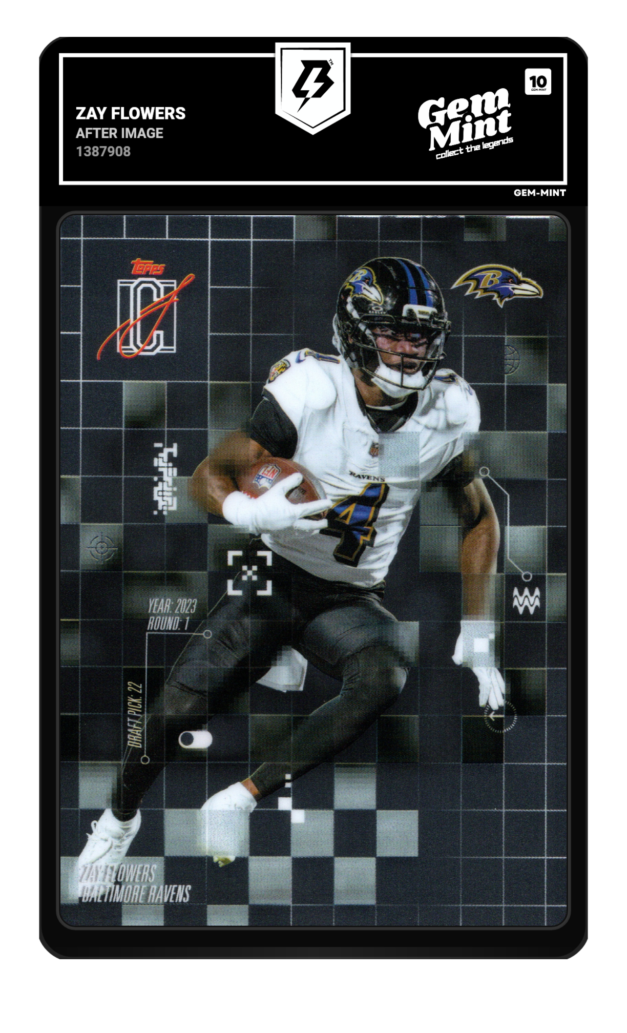 Zay Flowers graded 10