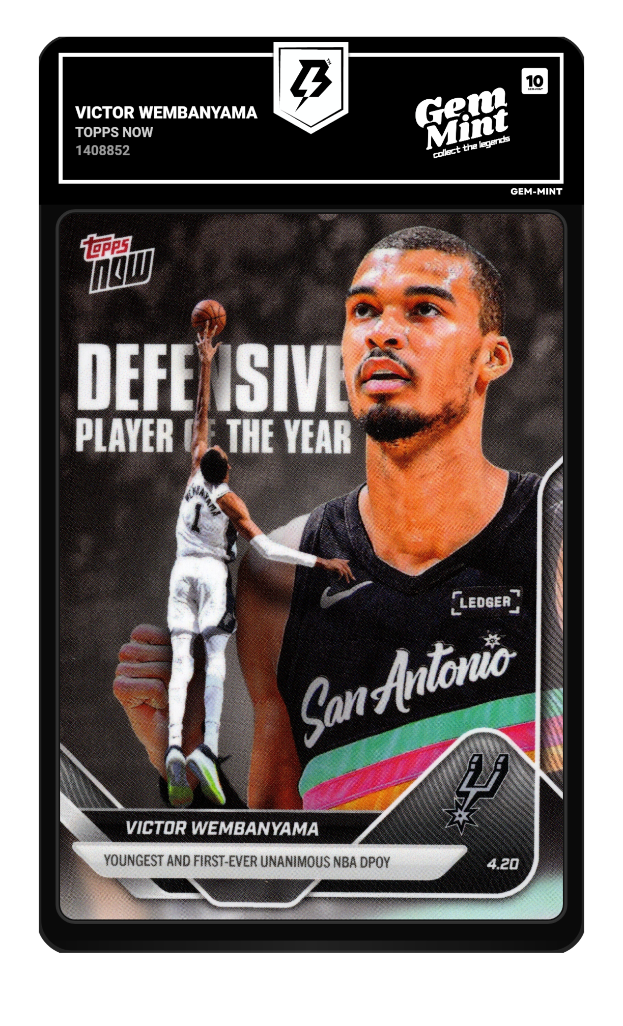 Victor Wembanyama graded 10