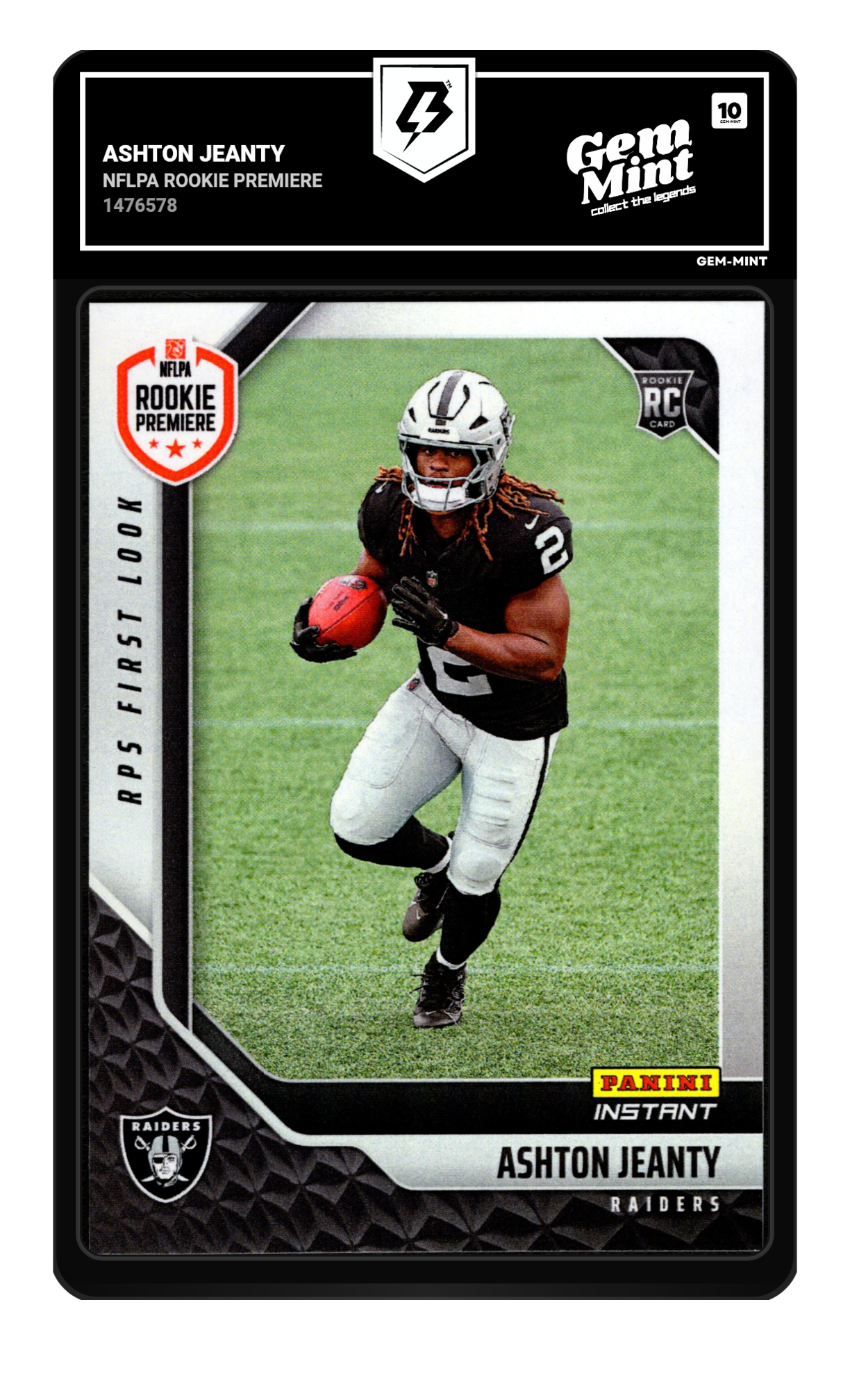 Ashton Jeanty graded 10