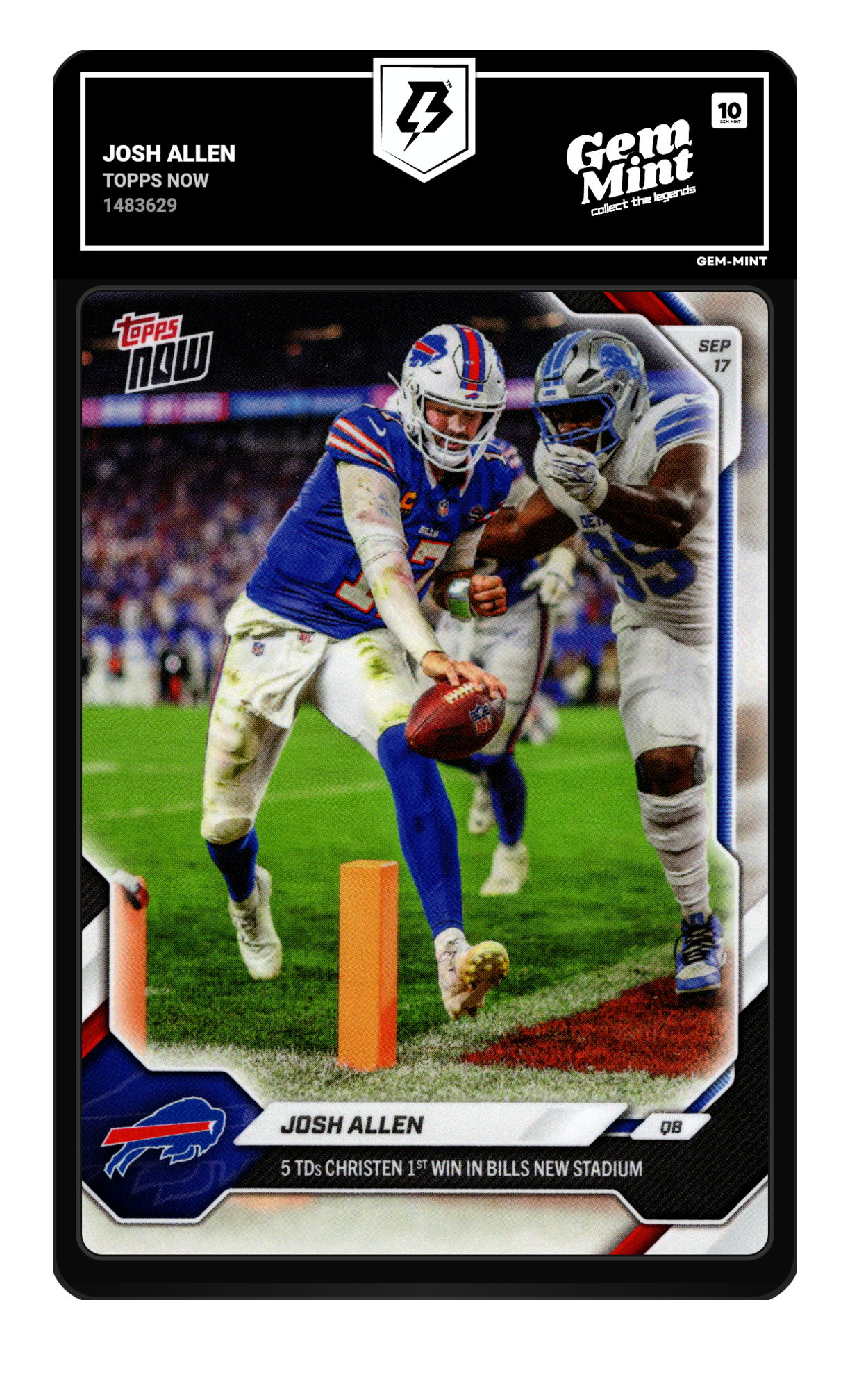Josh Allen graded 10