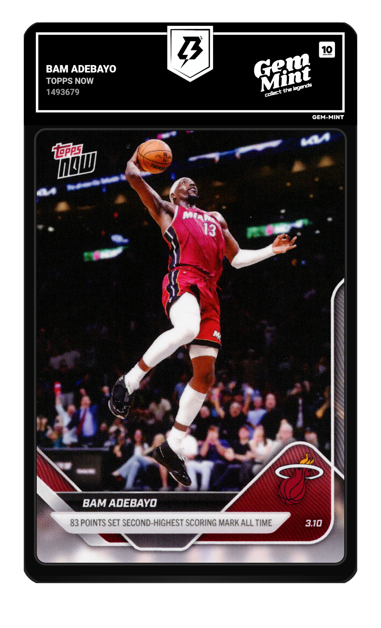 Bam Adebayo graded 10