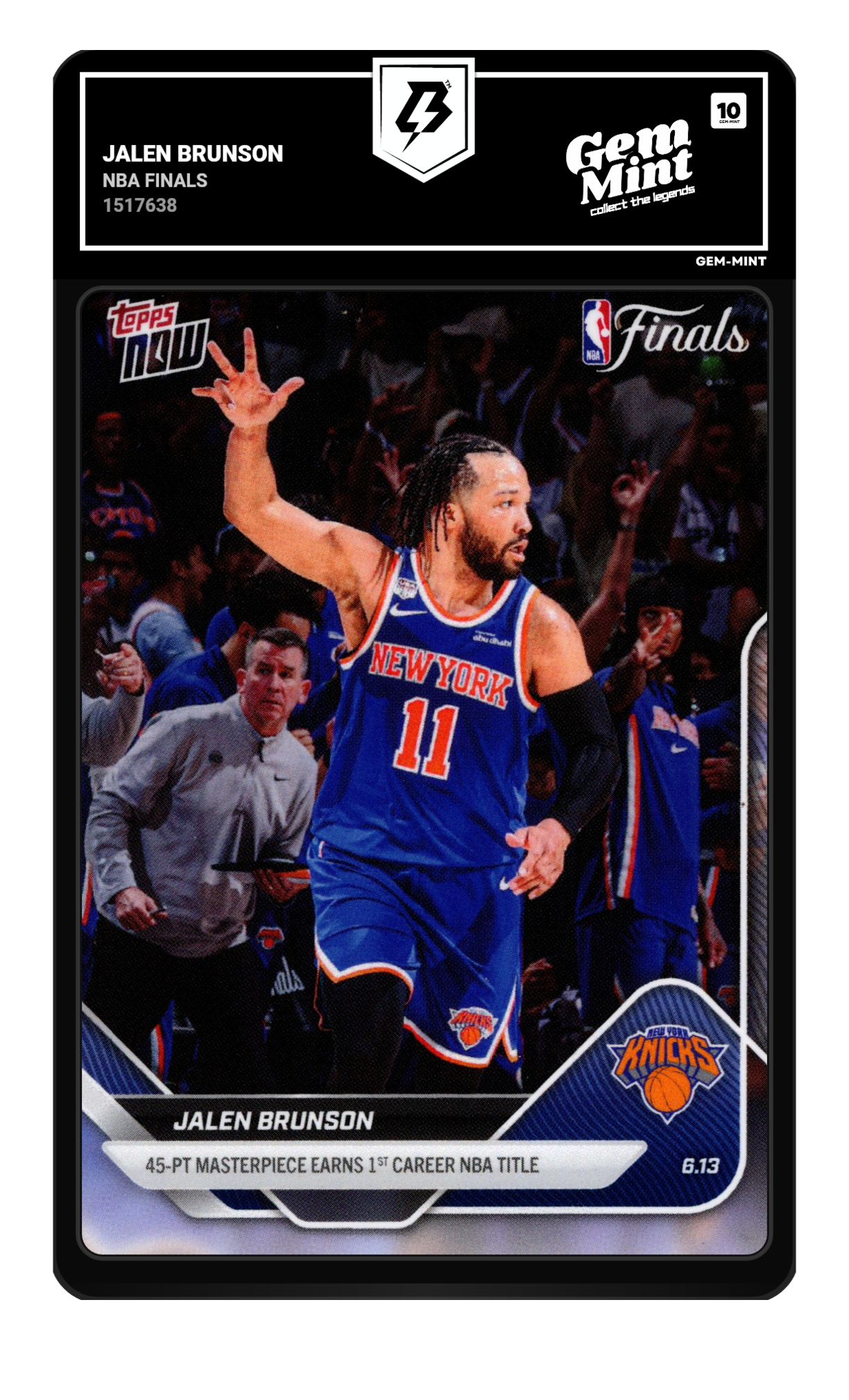 Jalen Brunson graded 10