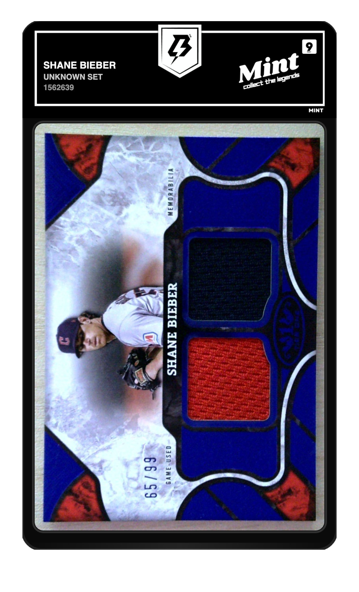 Shane Bieber graded 9