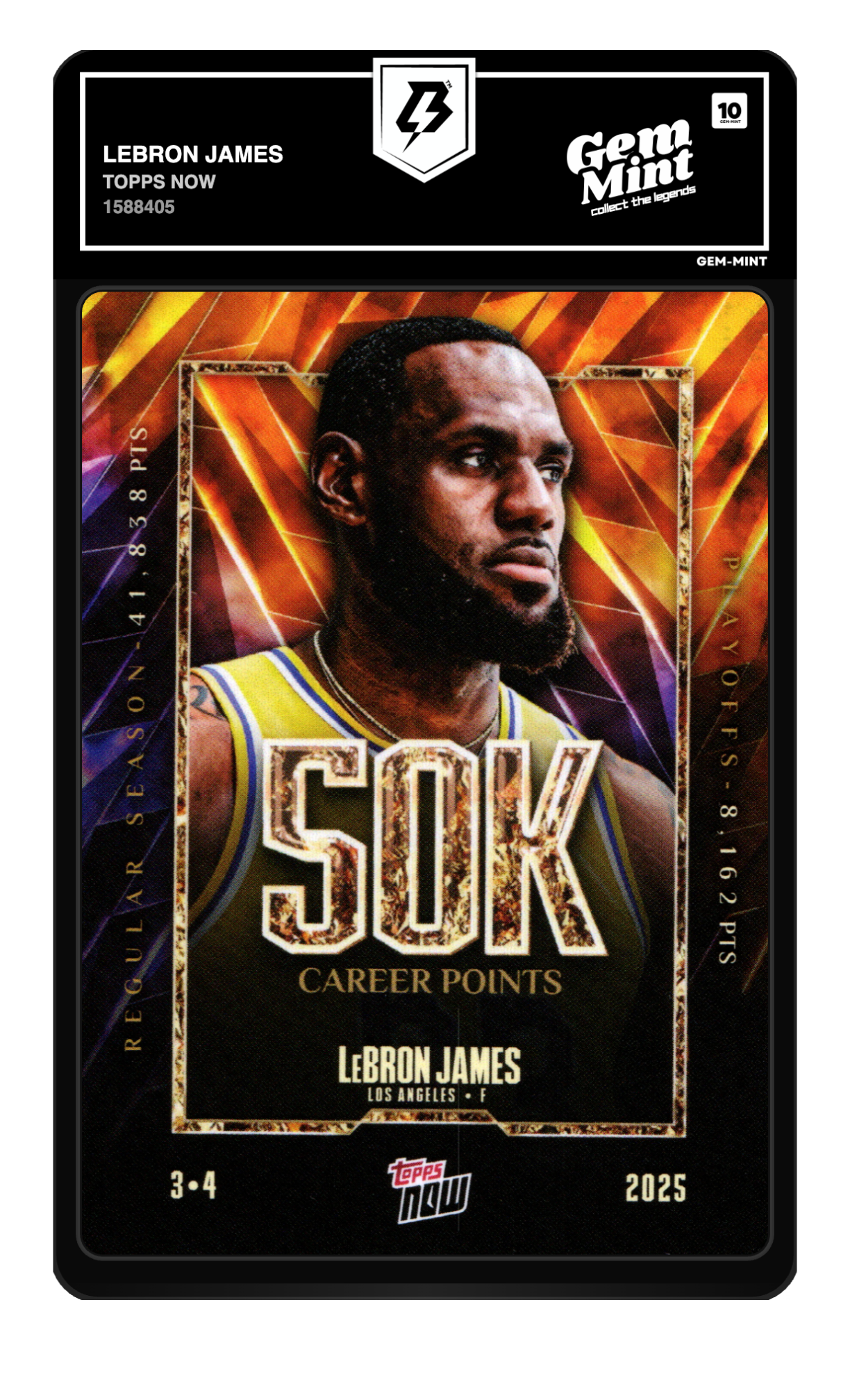 LeBron James graded 10